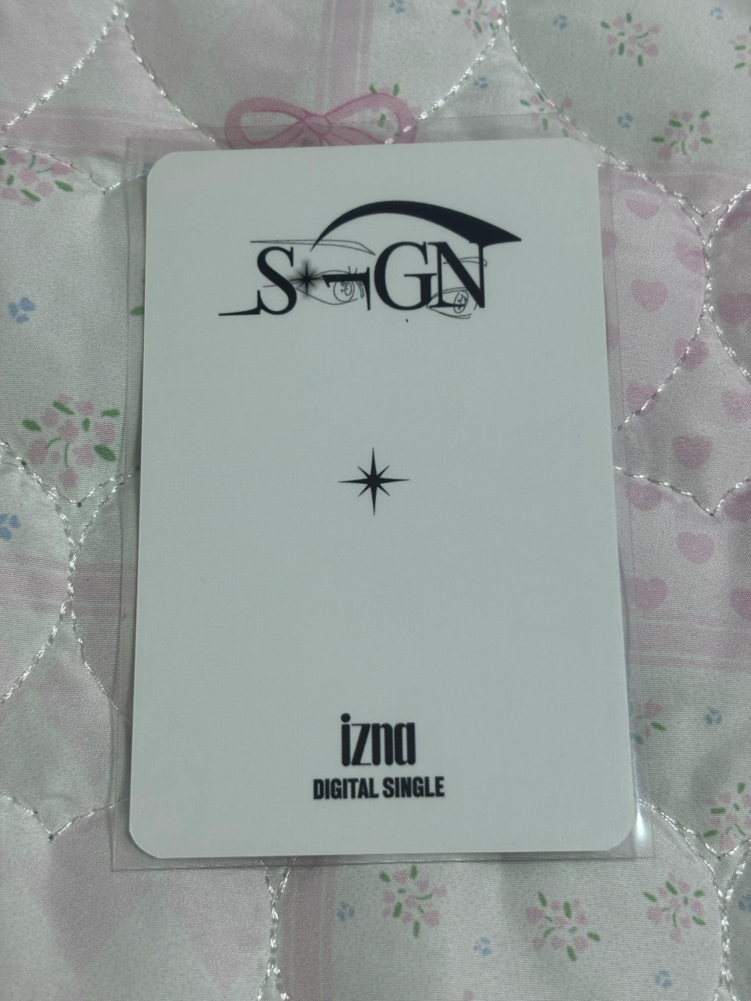 izna izna - Choi Jungeun & Jeong Saebi - SIGN Album broadcast gift 5th attendance gift listing photo 2