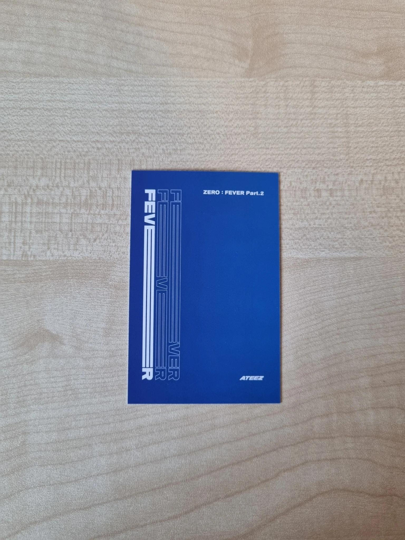 ATEEZ ATEEZ - ZERO : FEVER Part.2 Album Z version album photocard image card listing photo 2