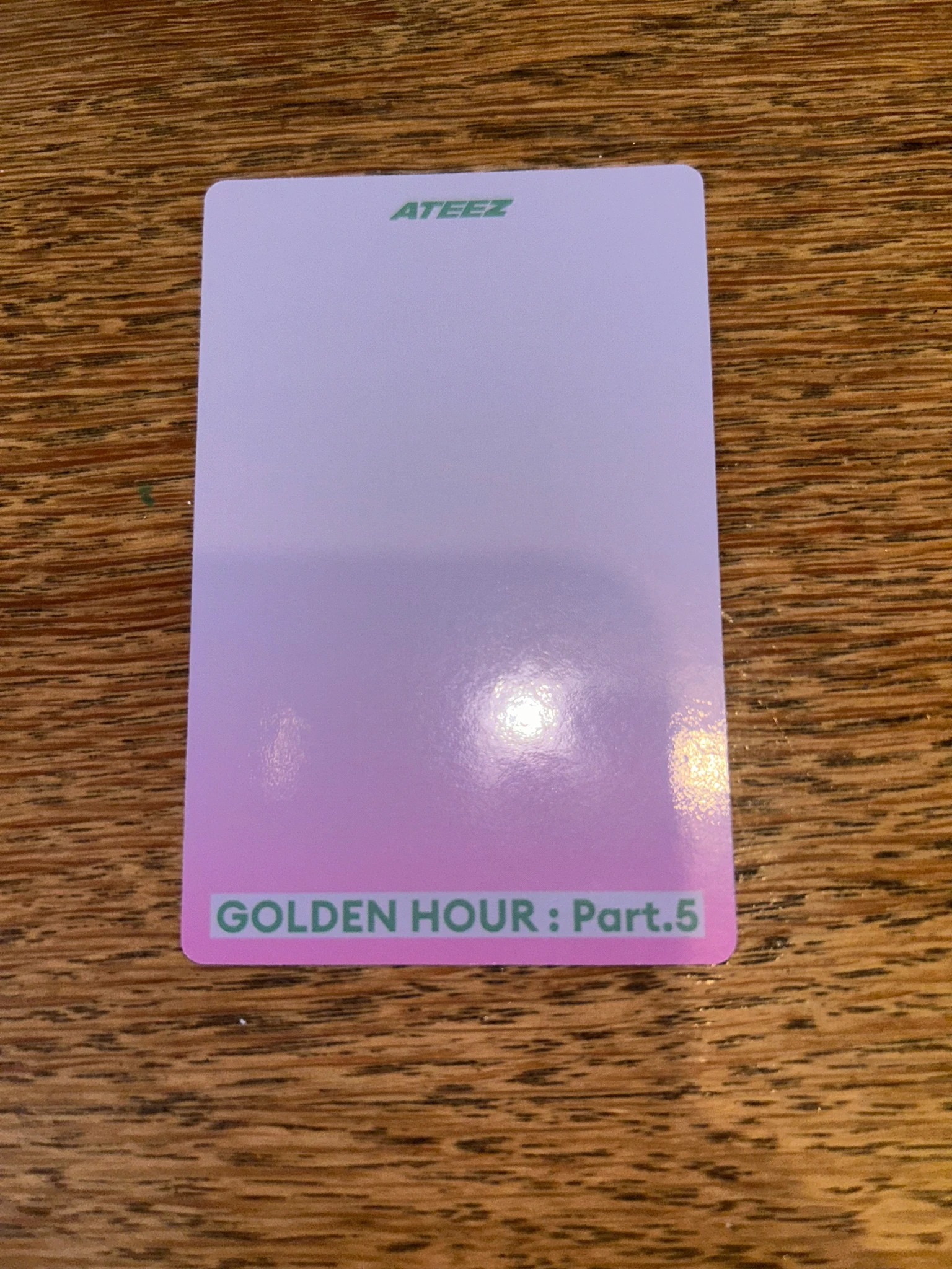 ATEEZ Yeosang ATEEZ - Yeosang - GOLDEN HOUR : Part.5 Album toktoq pob (pre-order benefit) poca album listing photo 2