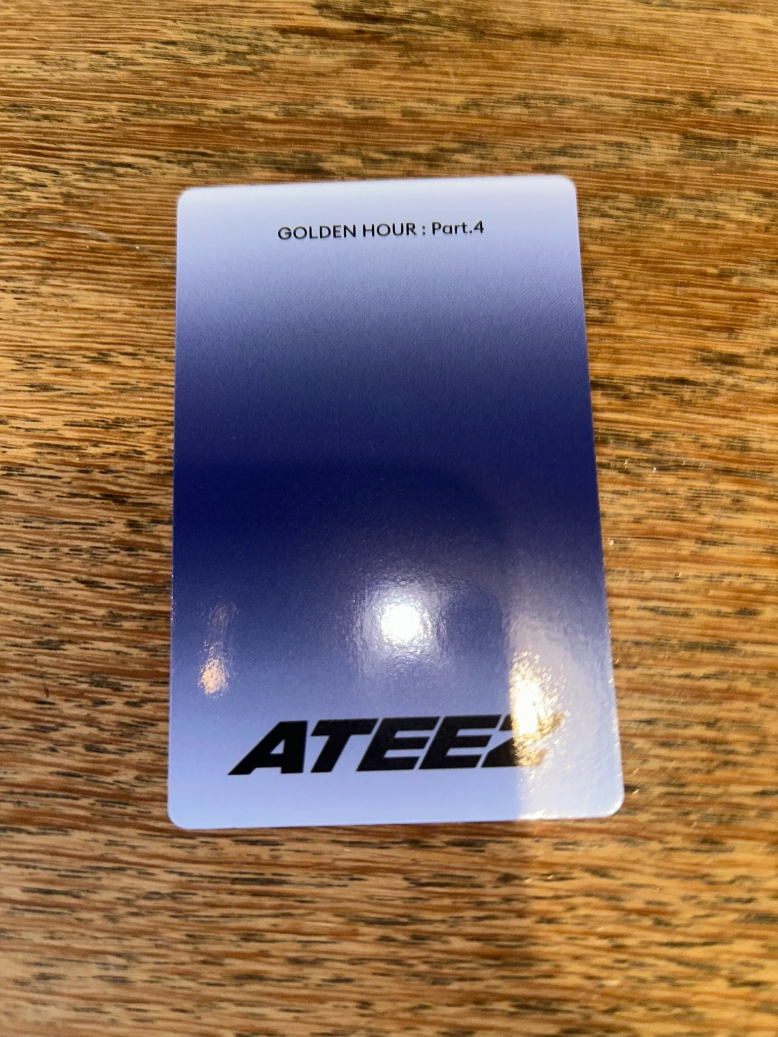 ATEEZ Mingi ATEEZ - Mingi - Golden Hour : Part.4 Album album photocard poca album listing photo 2