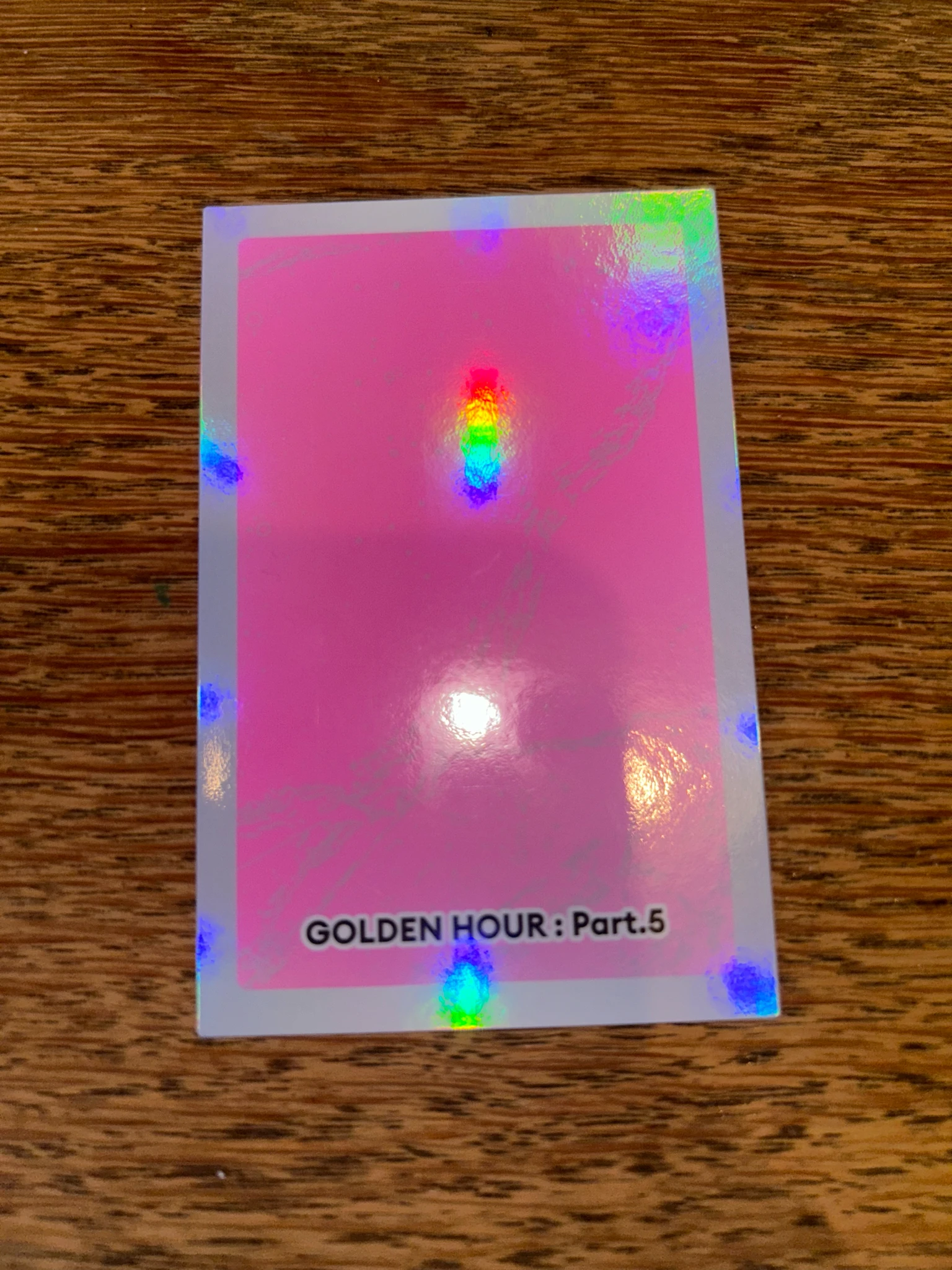 ATEEZ Wooyoung ATEEZ - Wooyoung - GOLDEN HOUR : Part.5 Album album photocard A version character card listing photo 2