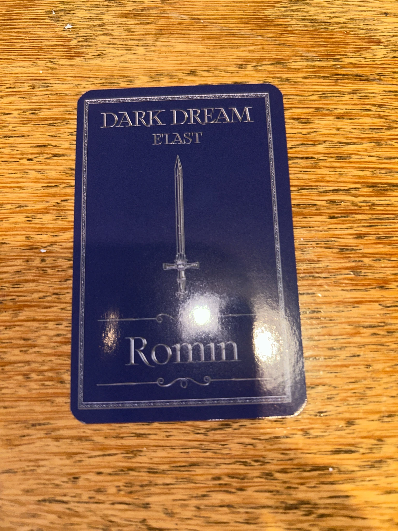E’LAST Romin  E’LAST - Romin  - Dark Dream Album navy back album photocard listing photo 2