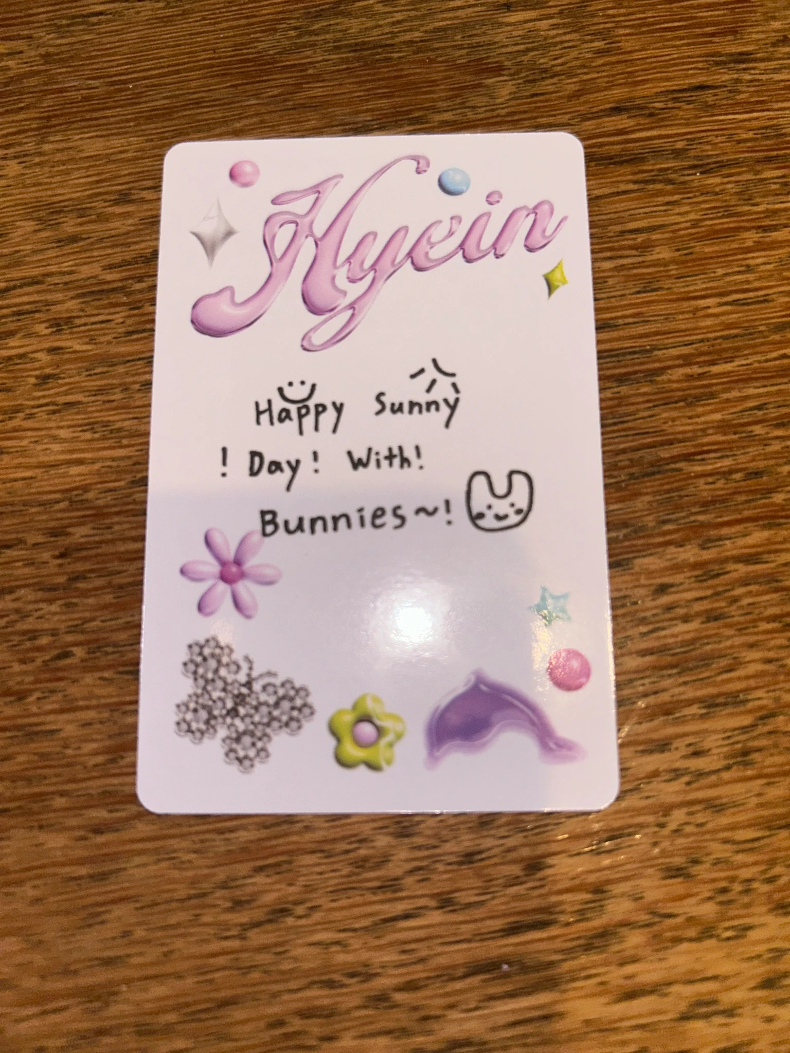NewJeans Hyein NewJeans - Hyein - Get Up Album album photocard bunny beach bag version hyein version listing photo 2
