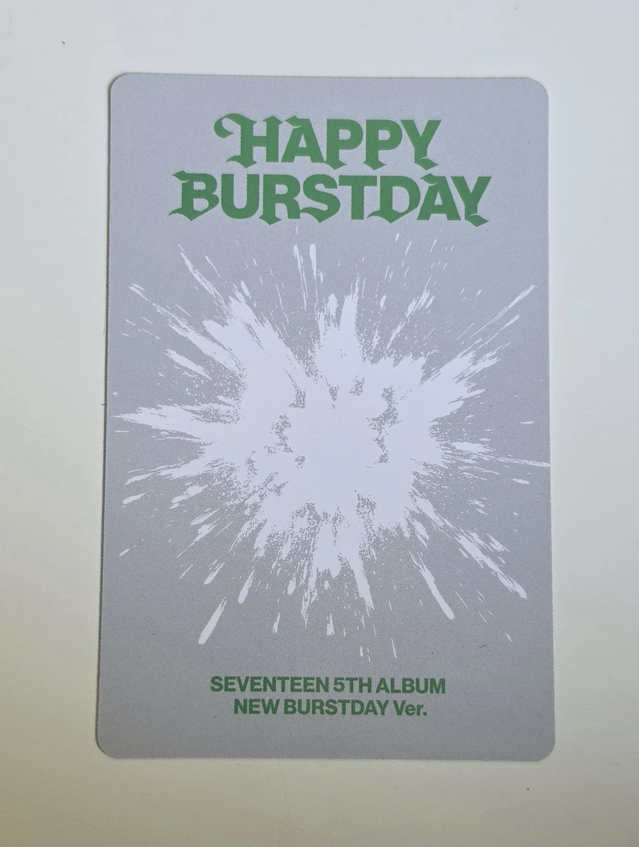 SEVENTEEN Vernon SEVENTEEN - Vernon - HAPPY BURSTDAY Album new burstday ver. listing photo 2