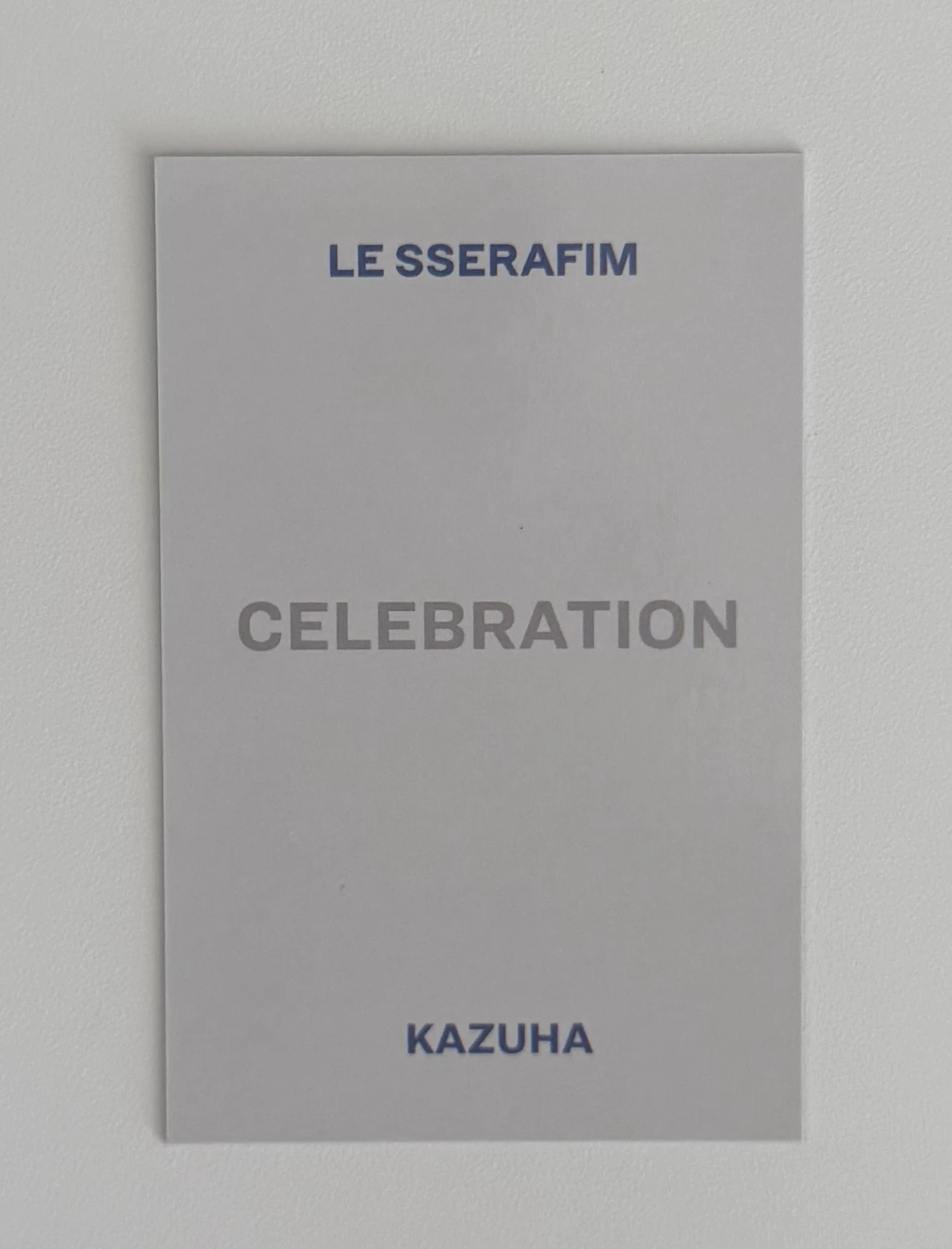 LE SSERAFIM Kazuha LE SSERAFIM - Kazuha - CELEBRATION Album broadcast week 2 listing photo 2