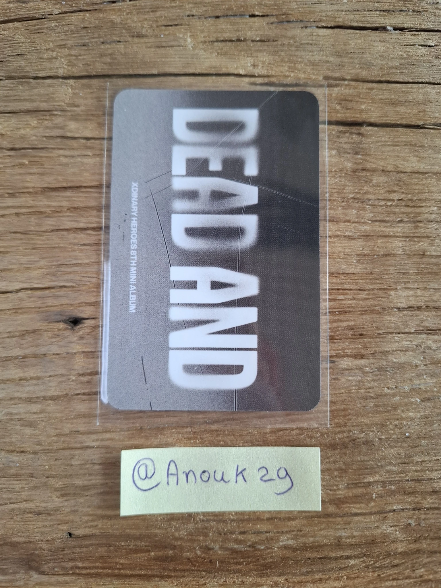 Xdinary Heroes Gunil Xdinary Heroes - Gunil - DEAD AND Album album photocard hero version listing photo 2