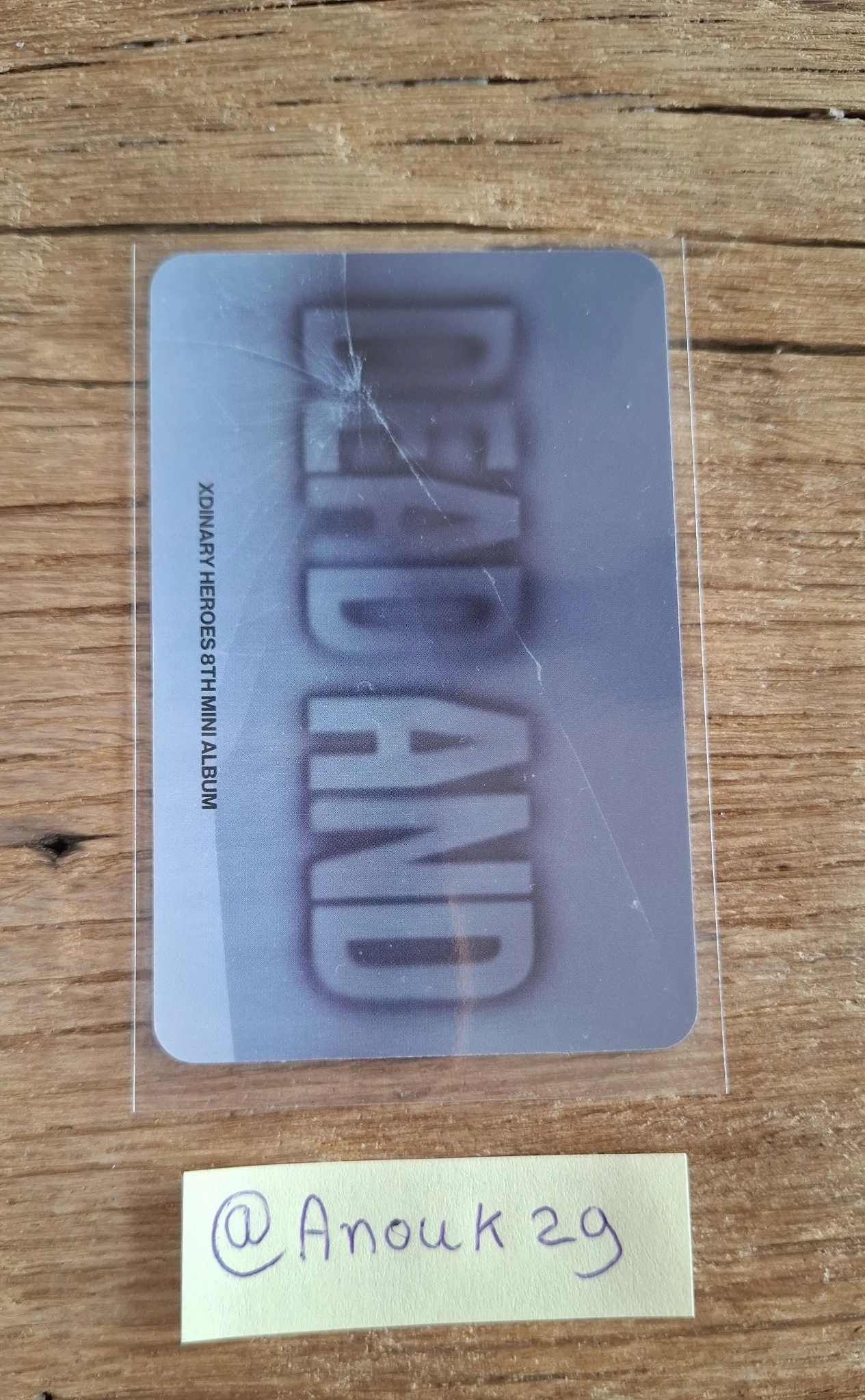 Xdinary Heroes Jun Han Xdinary Heroes - Jun Han - DEAD AND Album album photocard listing photo 2