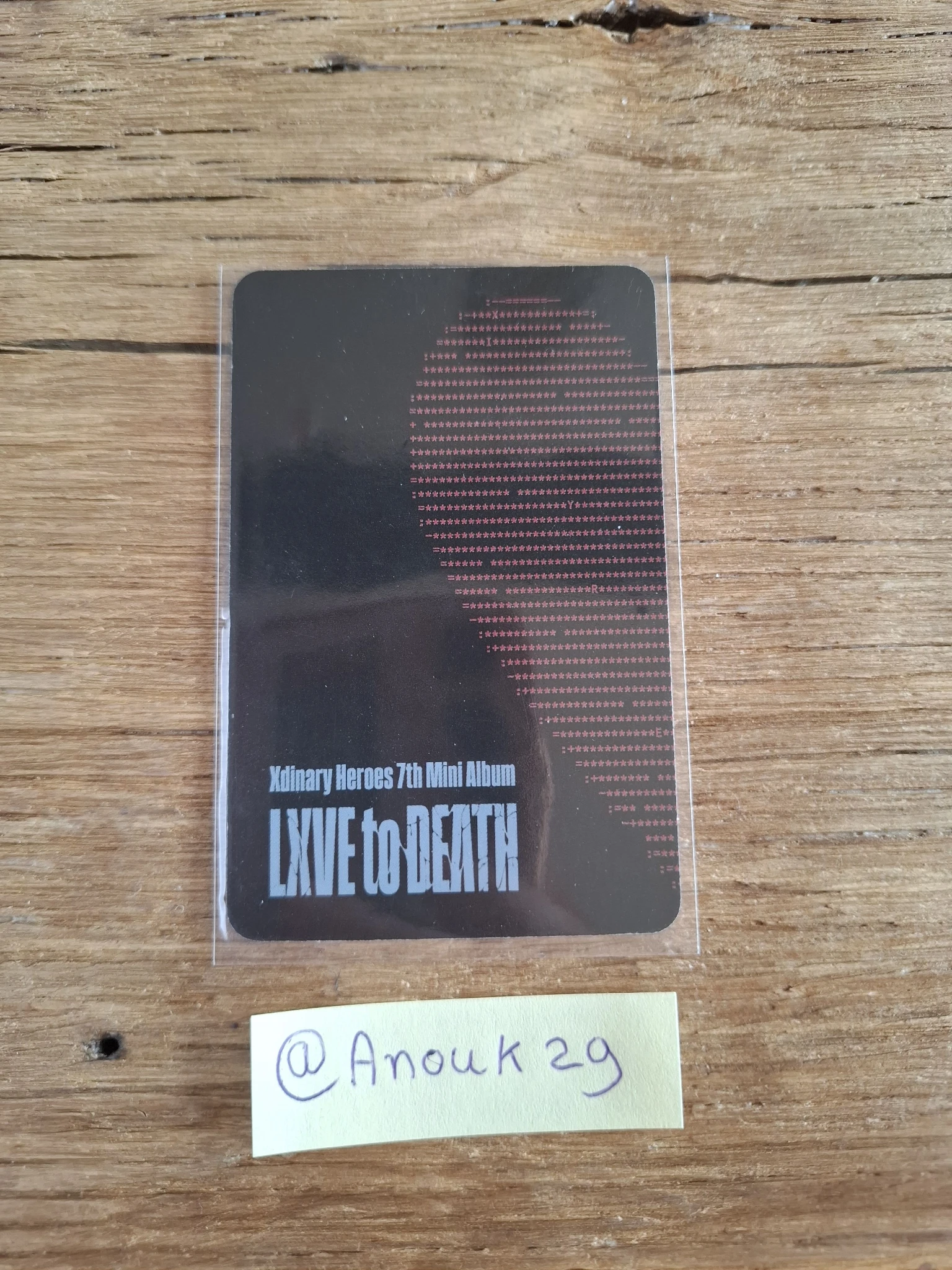 Xdinary Heroes O.de Xdinary Heroes - O.de - LXVE TO DEATH Album album photocard the end version version 1 listing photo 2