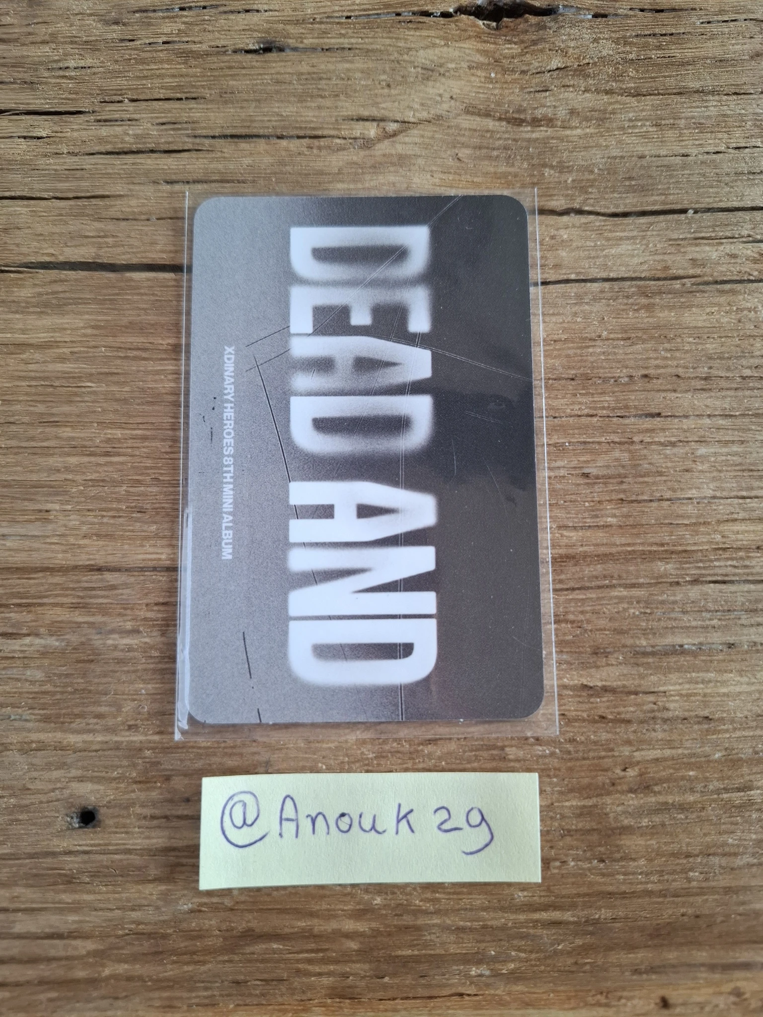 Xdinary Heroes Gaon Xdinary Heroes - Gaon - DEAD AND Album album photocard hero version listing photo 2