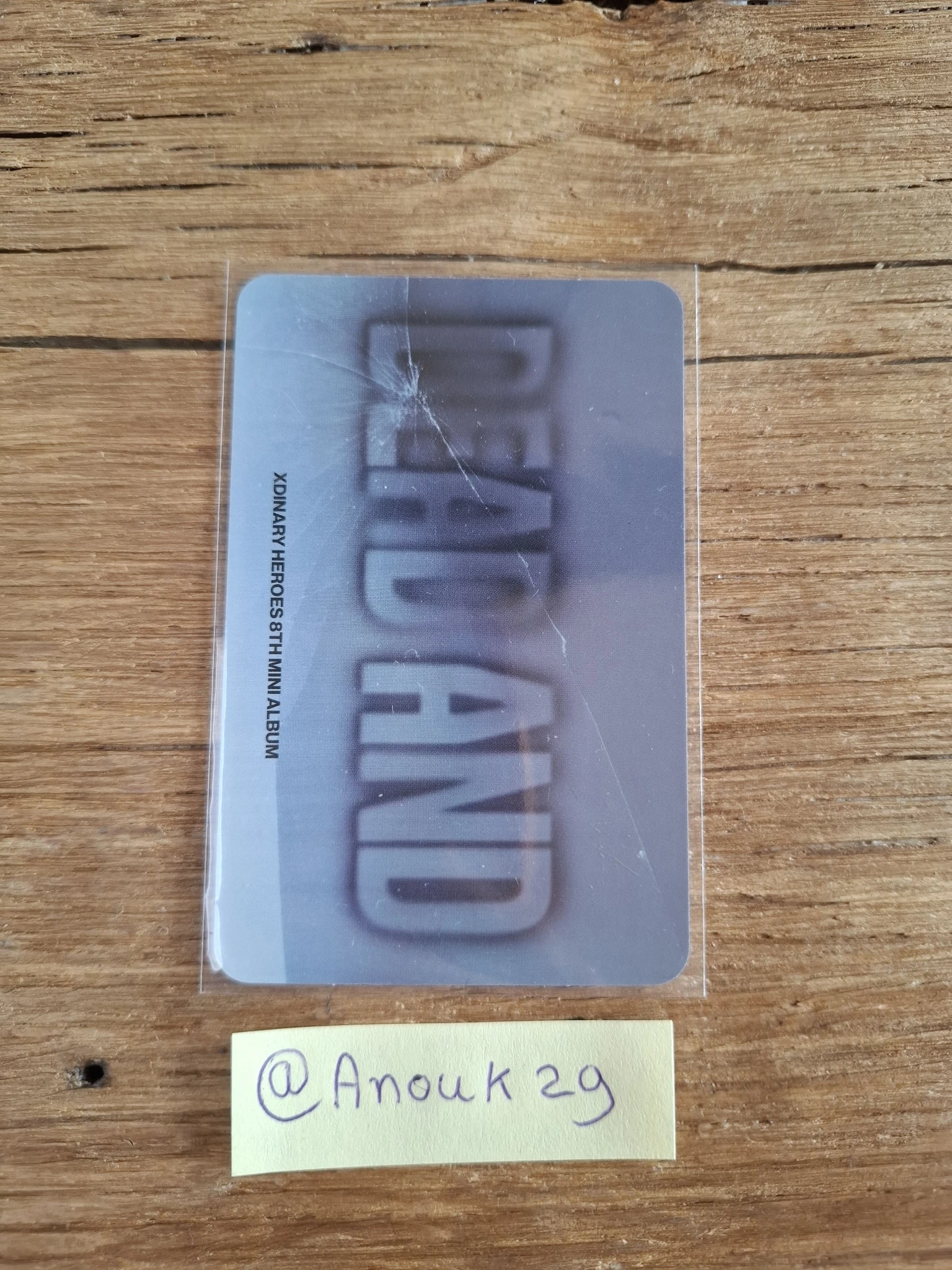 Xdinary Heroes Jungsu Xdinary Heroes - Jungsu - DEAD AND Album album photocard boy in chic version listing photo 2