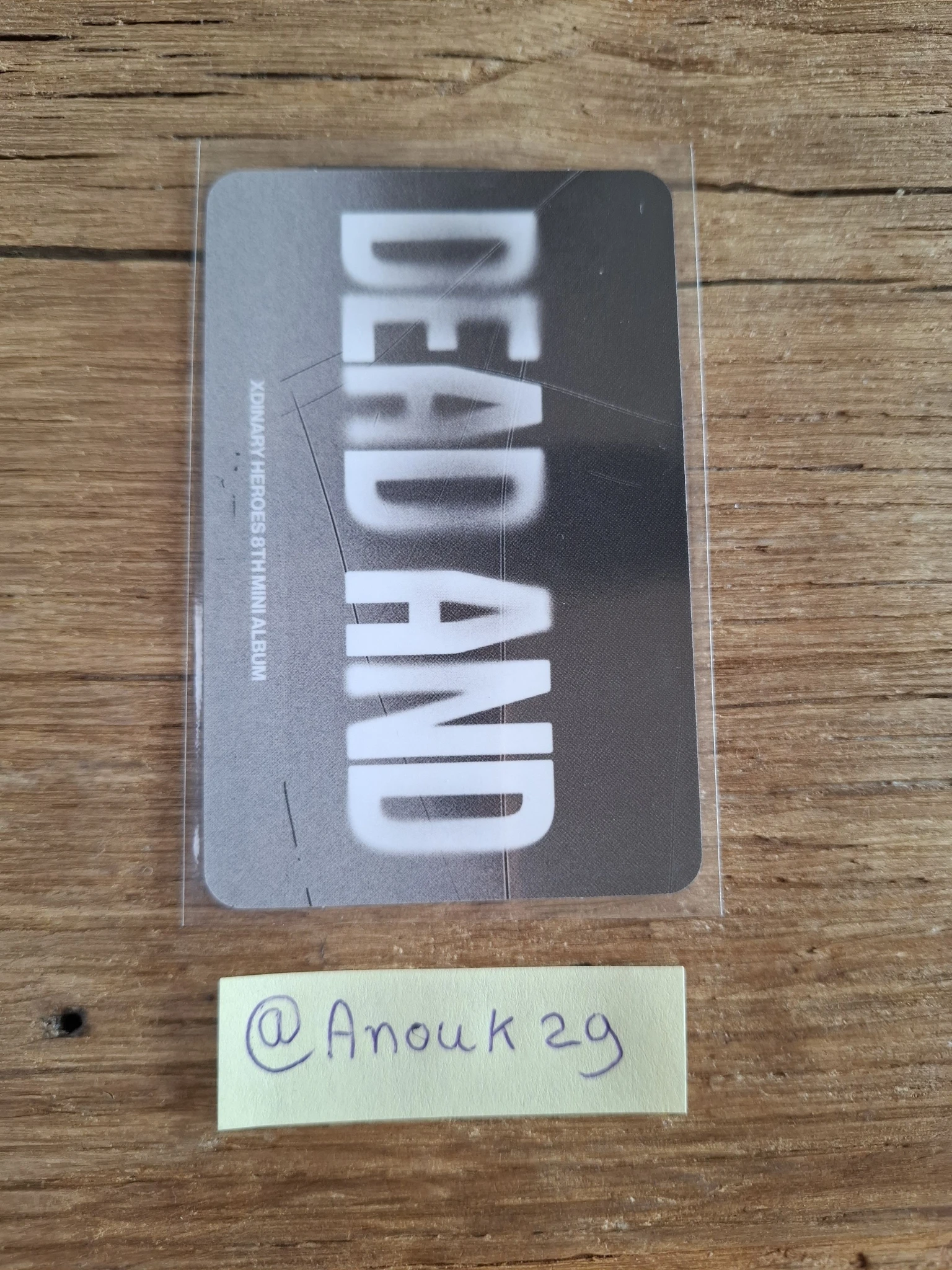 Xdinary Heroes Jungsu Xdinary Heroes - Jungsu - DEAD AND Album hero version album photocard listing photo 2