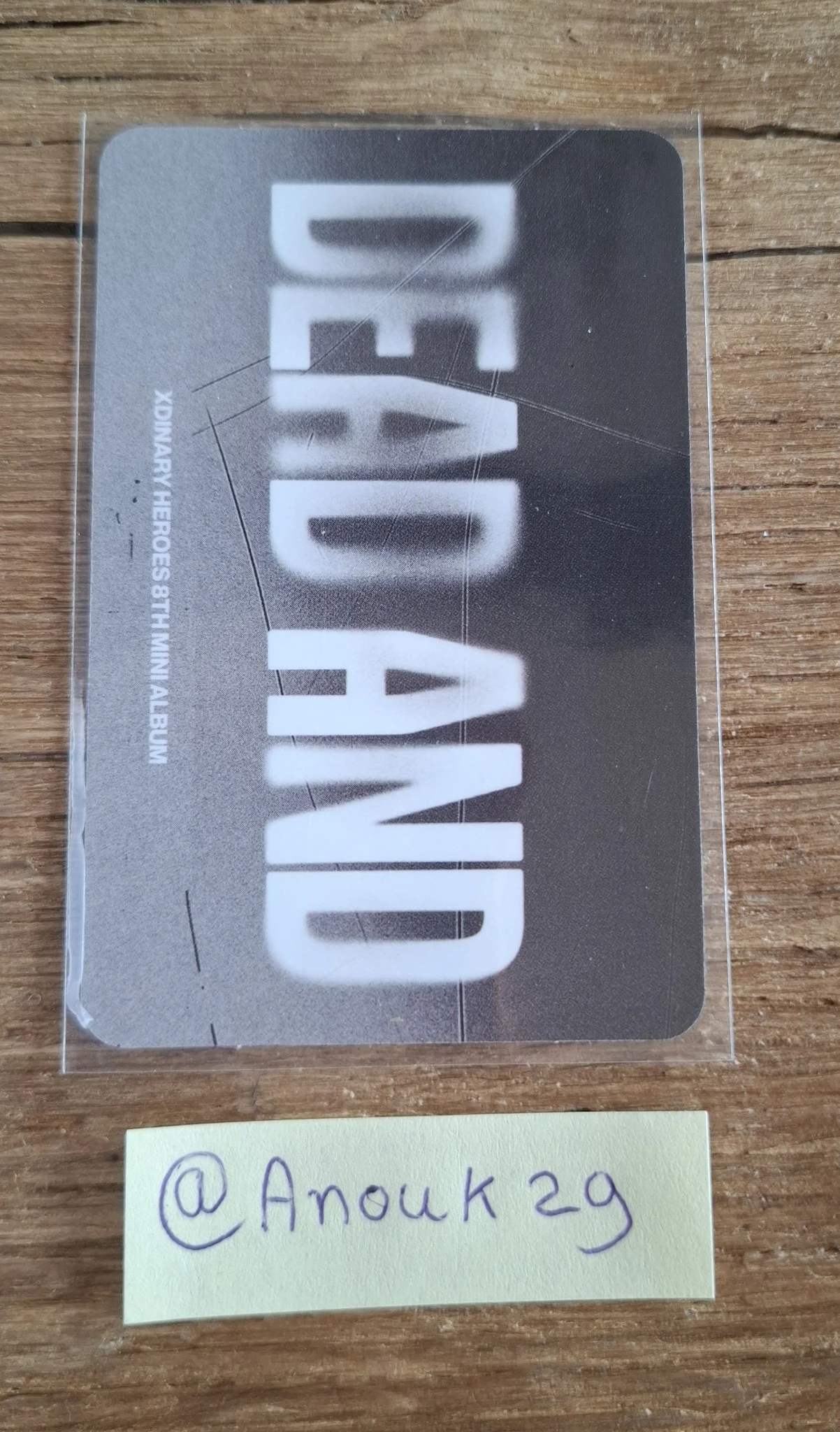 Xdinary Heroes Jooyeon Xdinary Heroes - Jooyeon - DEAD AND Album album photocard hero version listing photo 2