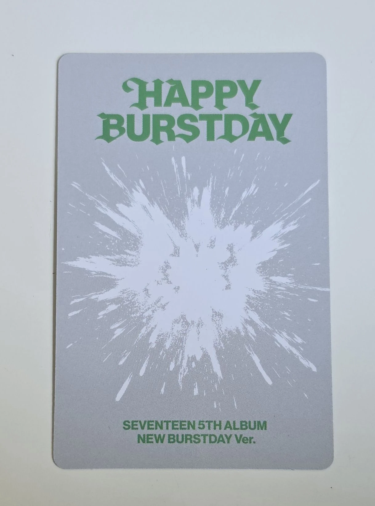 SEVENTEEN Vernon SEVENTEEN - Vernon - HAPPY BURSTDAY Album album photocard new burstday version listing photo 2