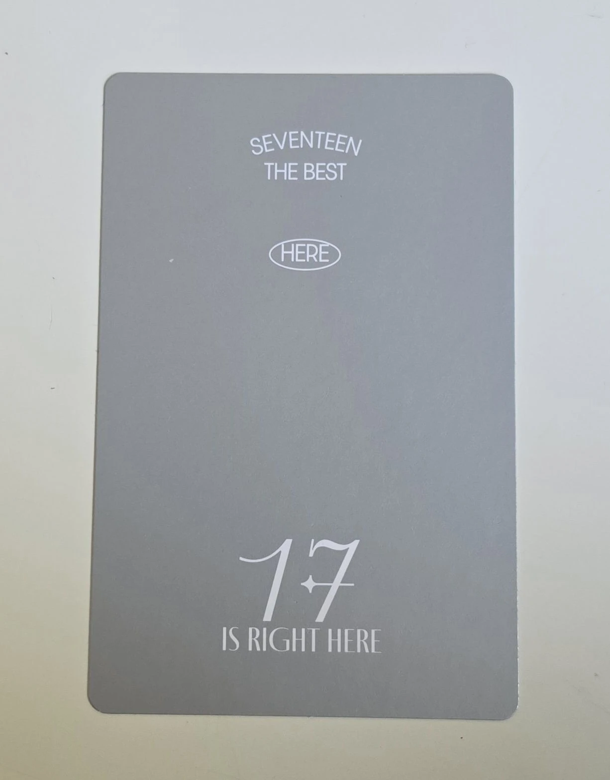 SEVENTEEN Mingyu SEVENTEEN - Mingyu - 17 IS RIGHT HERE Album here version listing photo 2