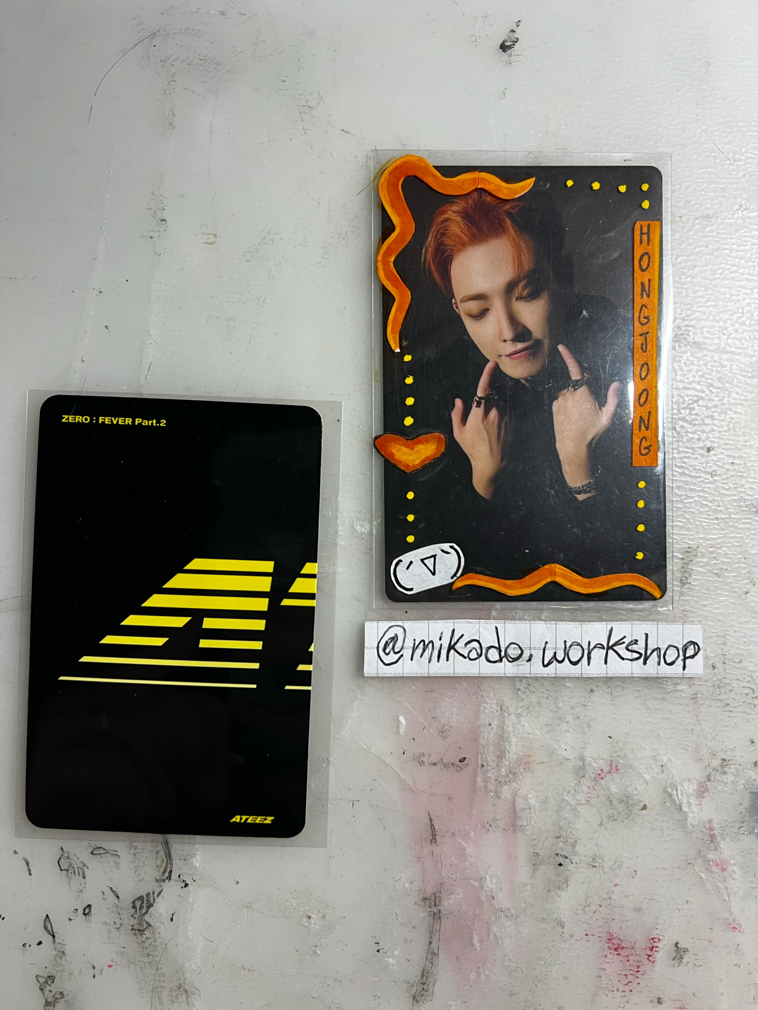 ATEEZ Hongjoong ATEEZ - Hongjoong - ZERO : FEVER Part.2 Album album photocard diary version listing photo 2