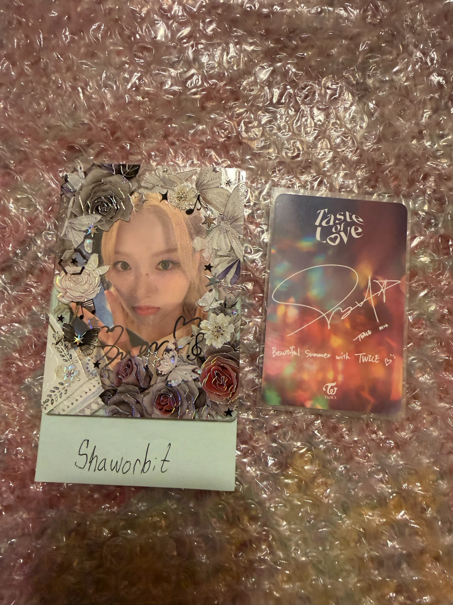TWICE Mina TWICE - Mina - Taste of Love Album album photocard listing photo 2