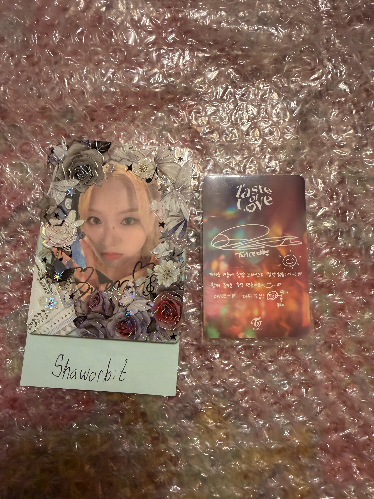 TWICE Dahyun TWICE - Dahyun - Taste of Love Album album photocard listing photo 2