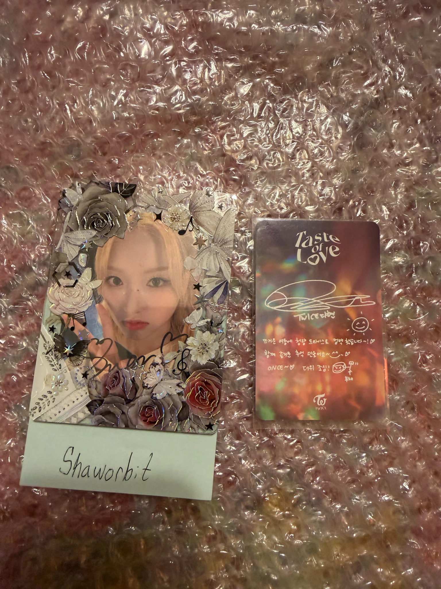 TWICE Dahyun TWICE - Dahyun - Taste of Love Album album photocard listing photo 2