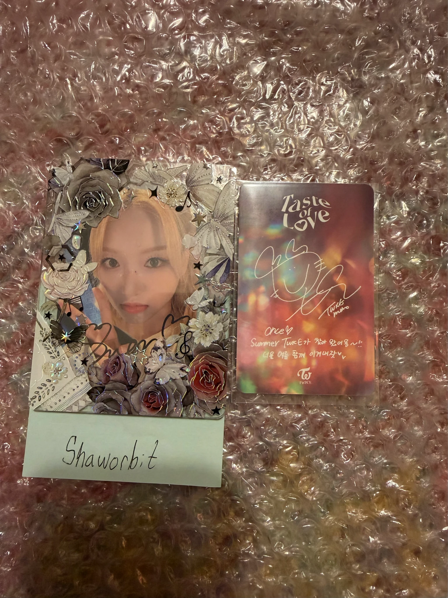 TWICE Jeongyeon TWICE - Jeongyeon - Taste of Love Album album photocard listing photo 2