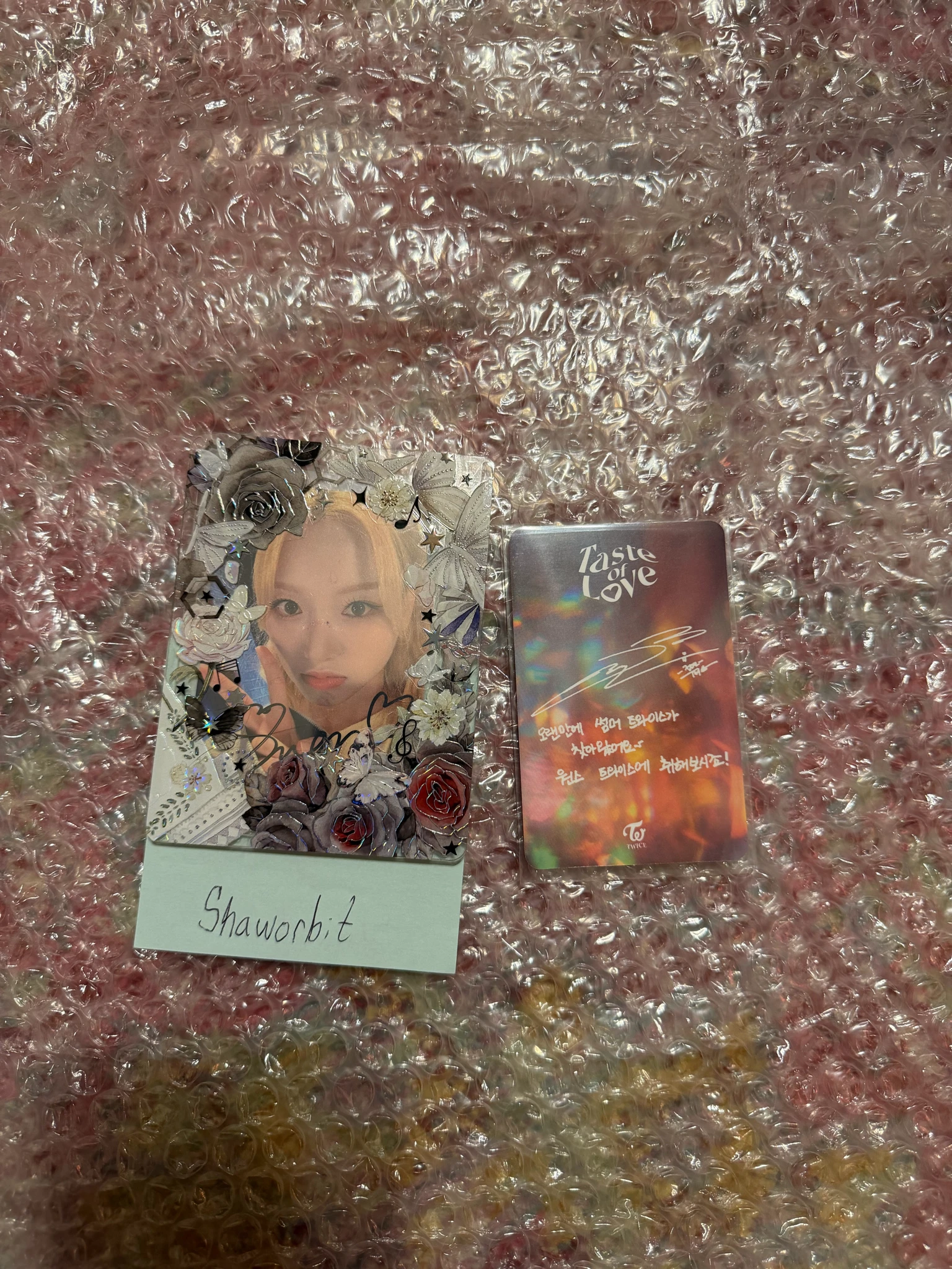 TWICE Jeongyeon TWICE - Jeongyeon - Taste of Love Album album photocard listing photo 2