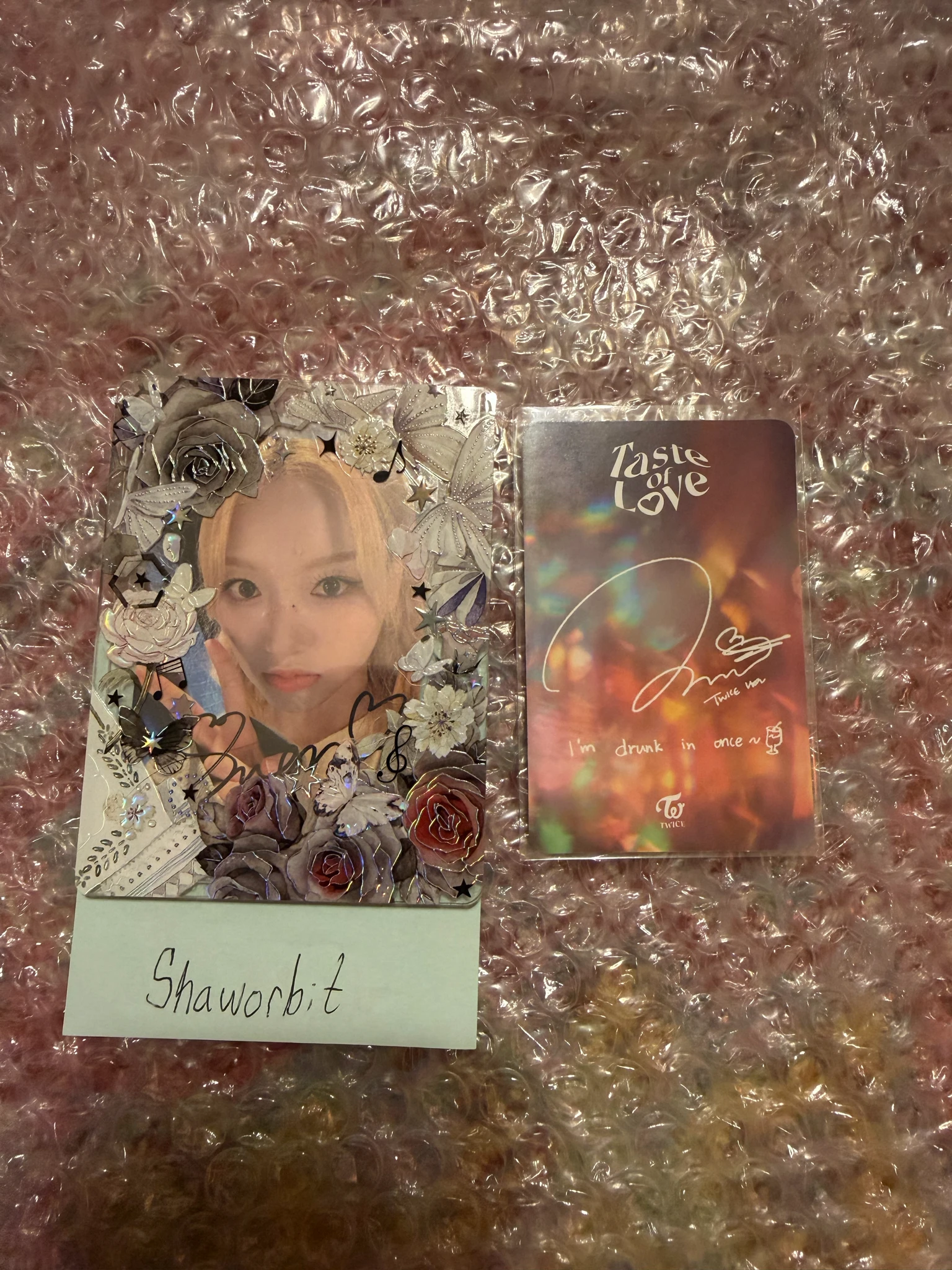 TWICE Nayeon TWICE - Nayeon - Taste of Love Album album photocard listing photo 2