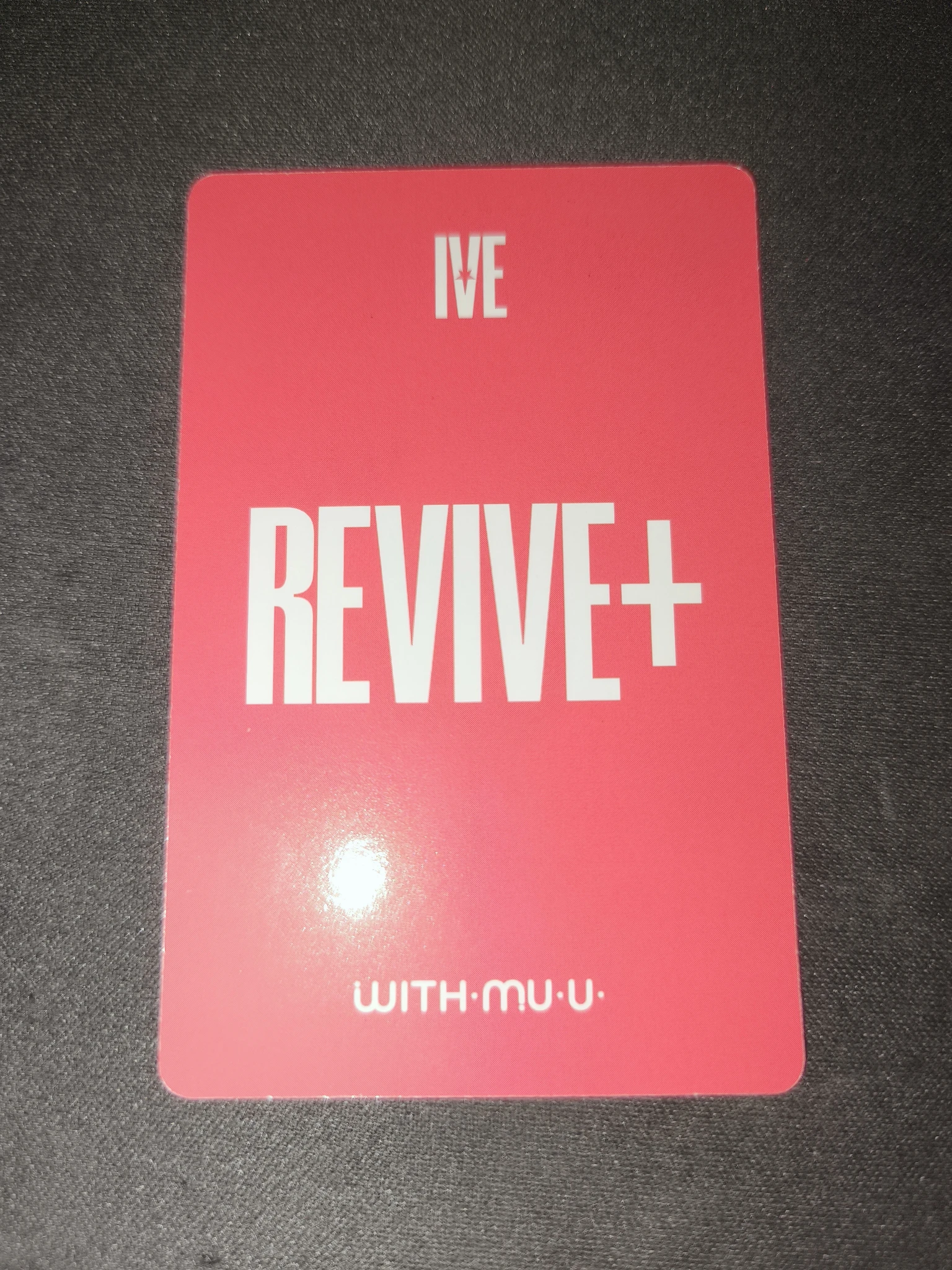 IVE Rei IVE - Rei - REVIVE+ Album withmuu/withdrama lucky draw (LD) round 3 listing photo 2