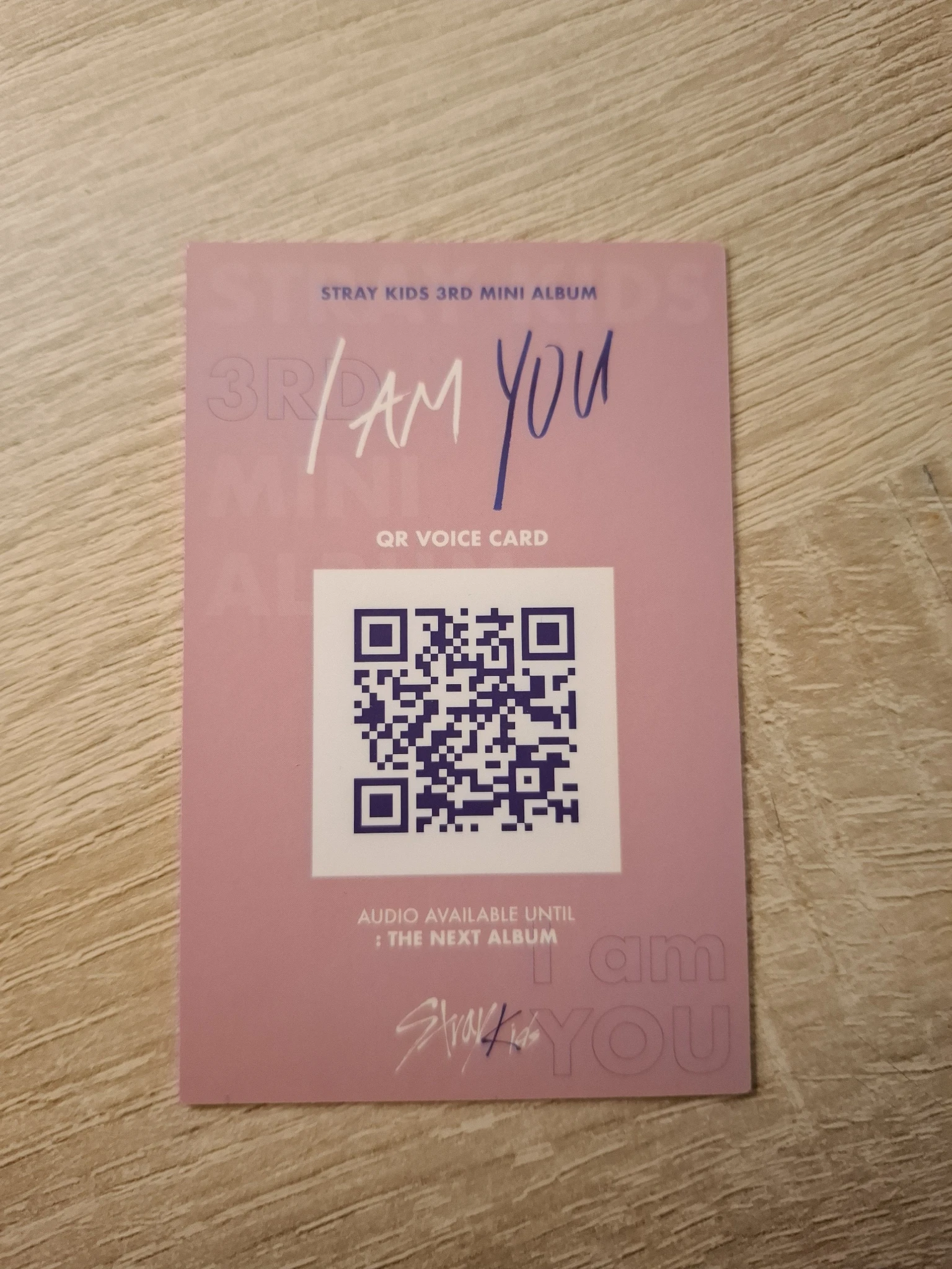 Stray Kids Changbin Stray Kids - Changbin - I am YOU Album C version album photocard version 3 standard version qr card listing photo 2