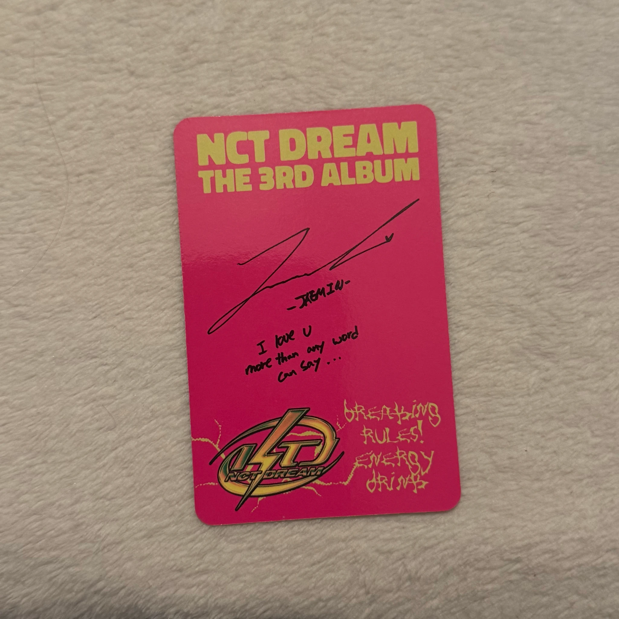 NCT DREAM Jaemin NCT DREAM - Jaemin - ISTJ Album barnes & noble exclusive album photocard FPO listing photo 2