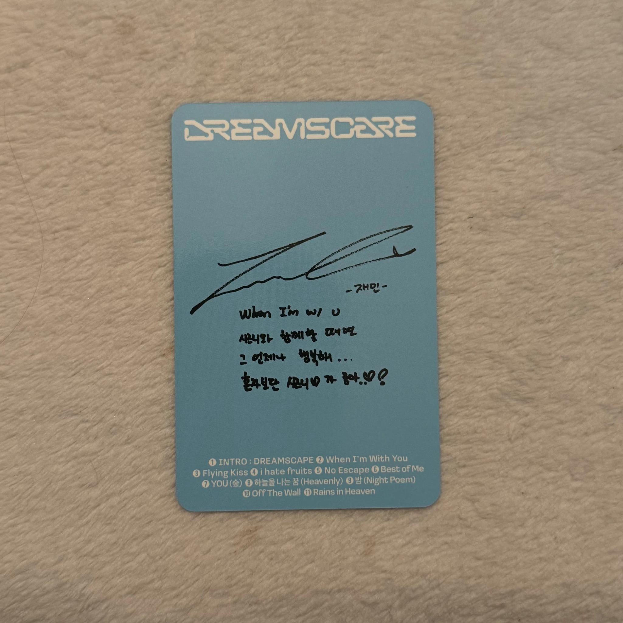 NCT DREAM Jaemin NCT DREAM - Jaemin - Dreamscape Album vertical flip ver. listing photo 2