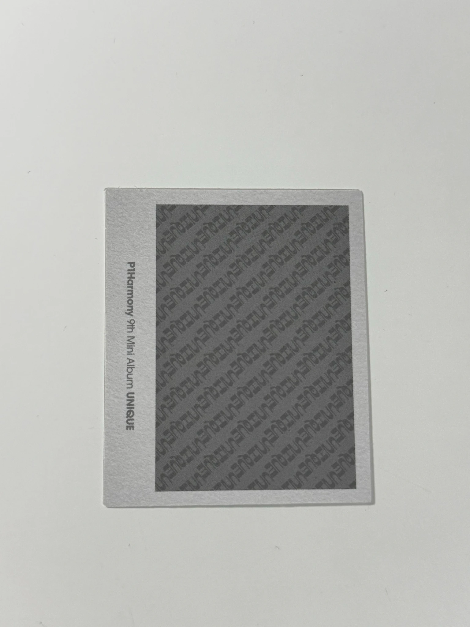 P1Harmony Keeho P1Harmony - Keeho - UNIQUE Album polaroid compact version album inclusion id photo listing photo 2