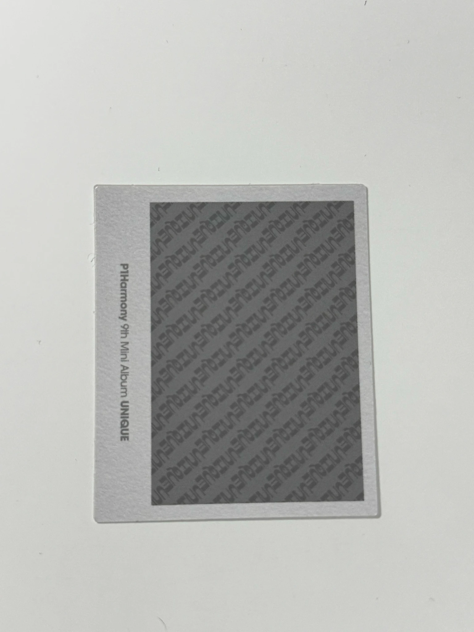 P1Harmony Theo P1Harmony - Theo - UNIQUE Album album inclusion polaroid compact version listing photo 2