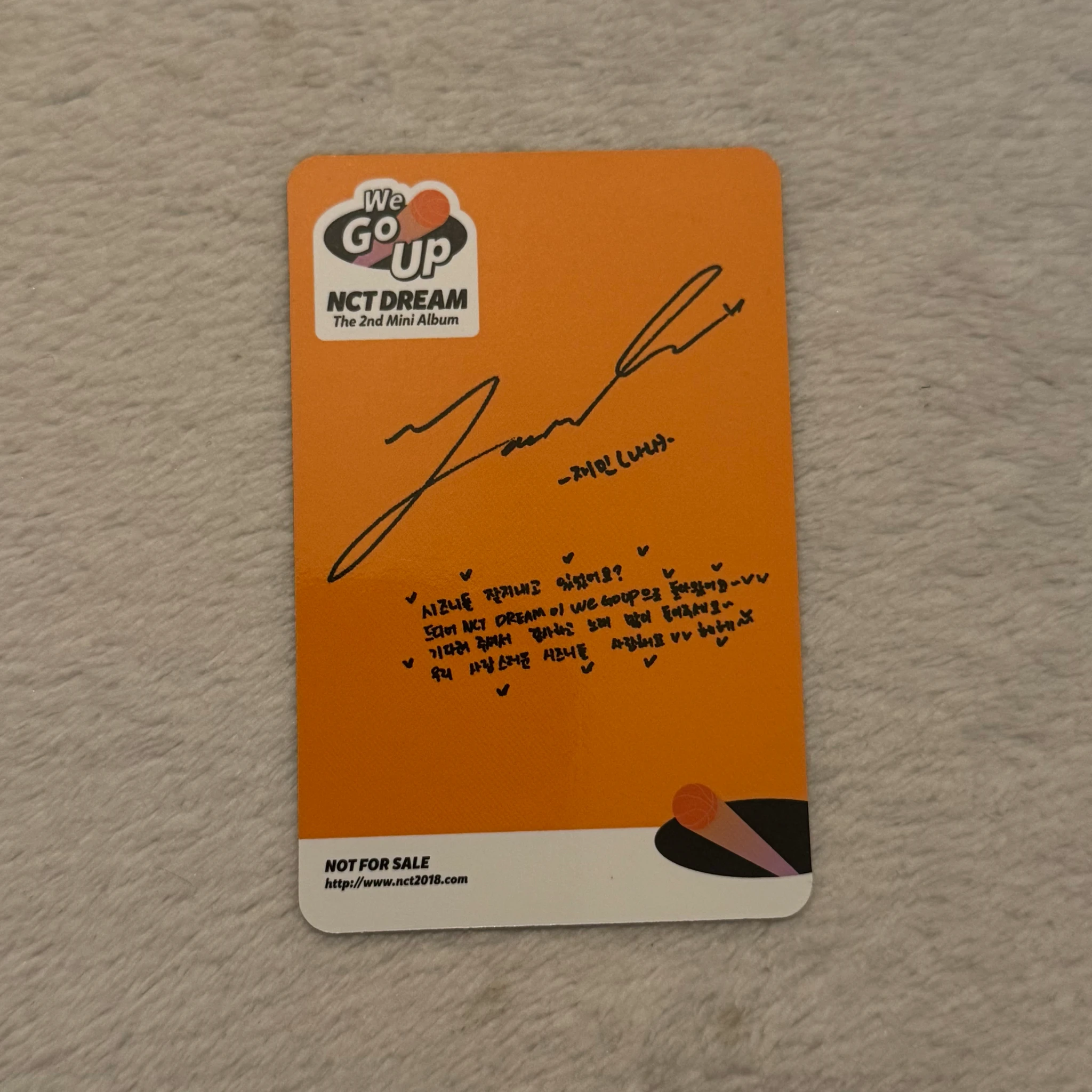 NCT DREAM Jaemin NCT DREAM - Jaemin - We Go Up Album listing photo 2