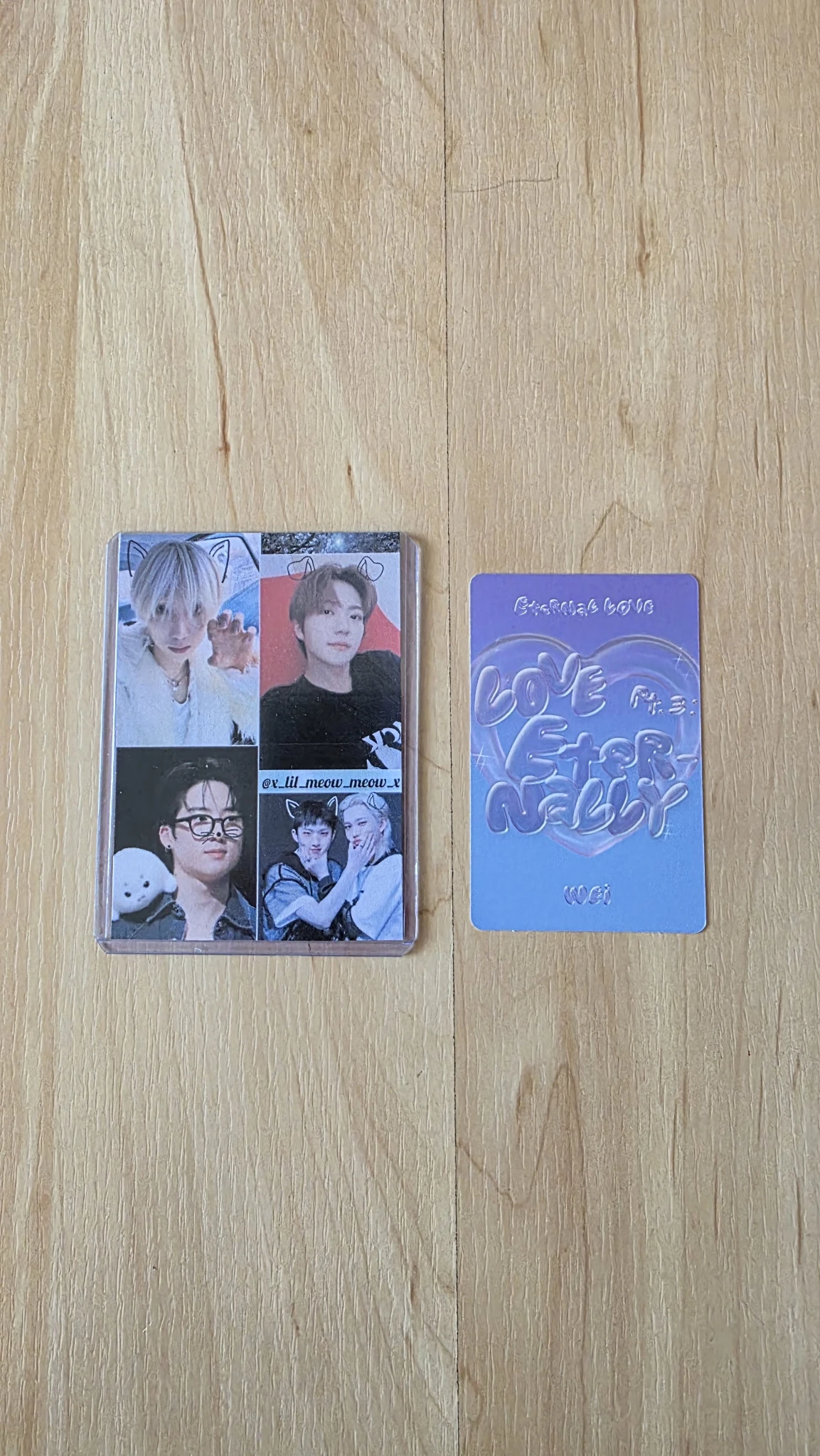 WEi WEi - Love Pt.3 : Eternally Album album photocard eternal love version listing photo 2