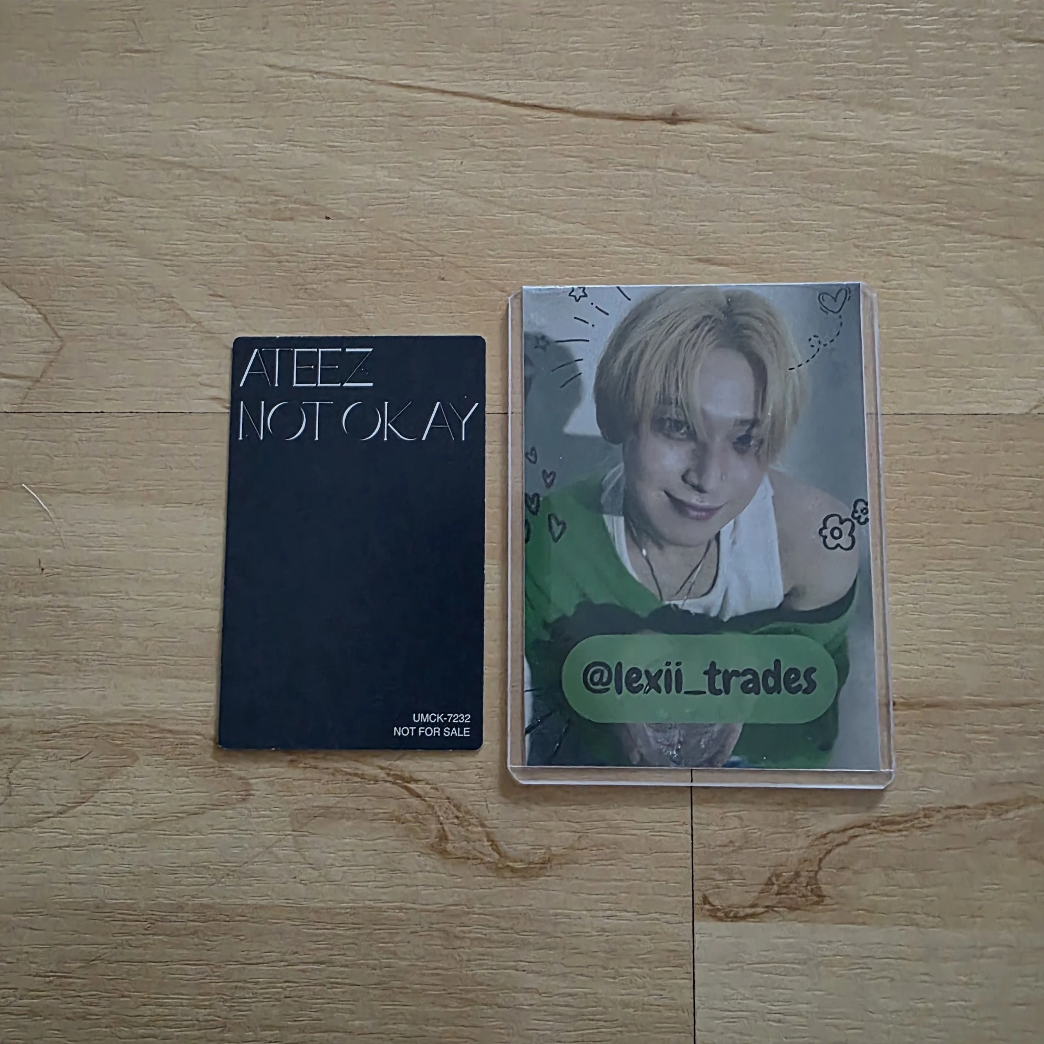 ATEEZ Jongho ATEEZ - Jongho - NOT OKAY Album D version first press only listing photo 2