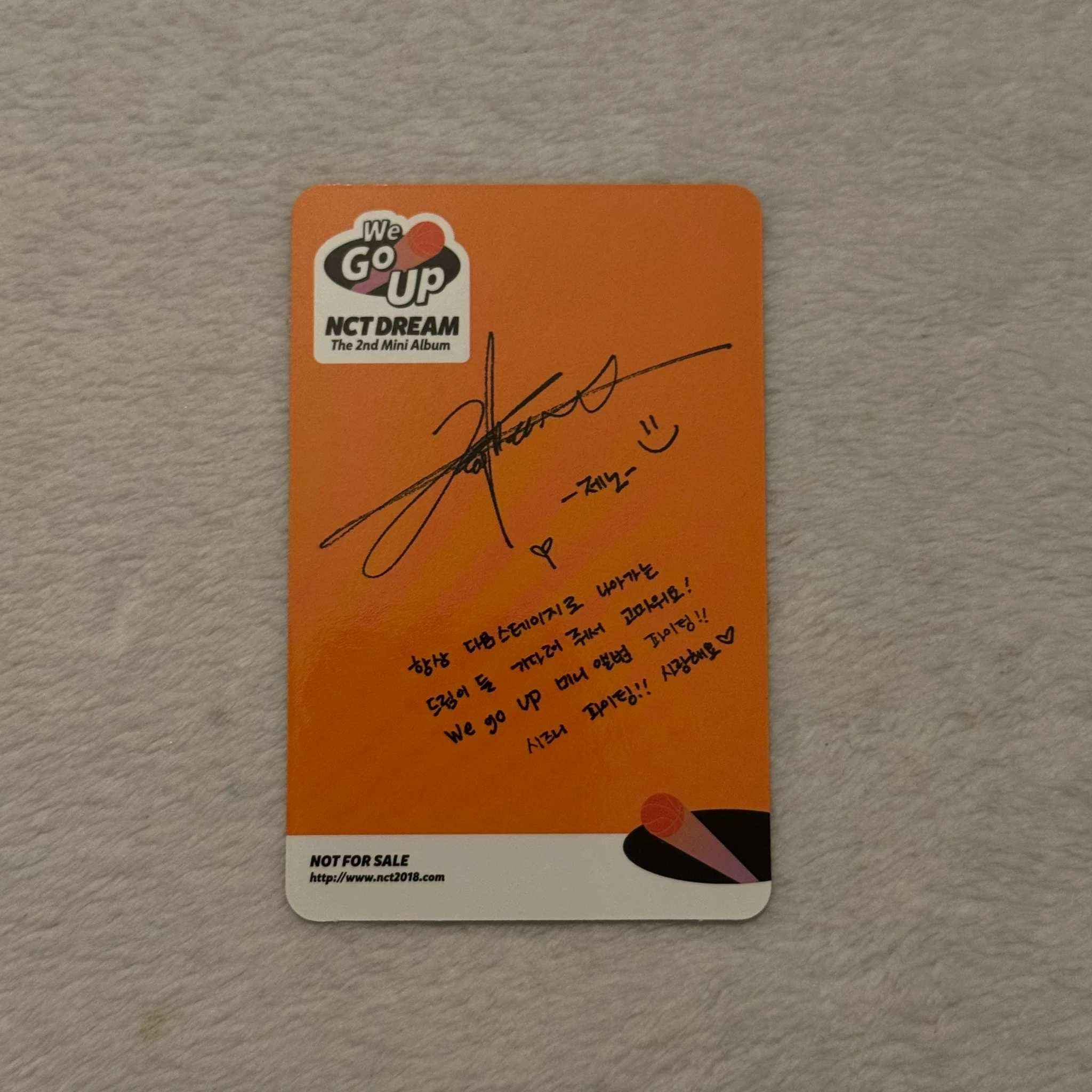 NCT DREAM Jeno NCT DREAM - Jeno - We Go Up Album listing photo 2