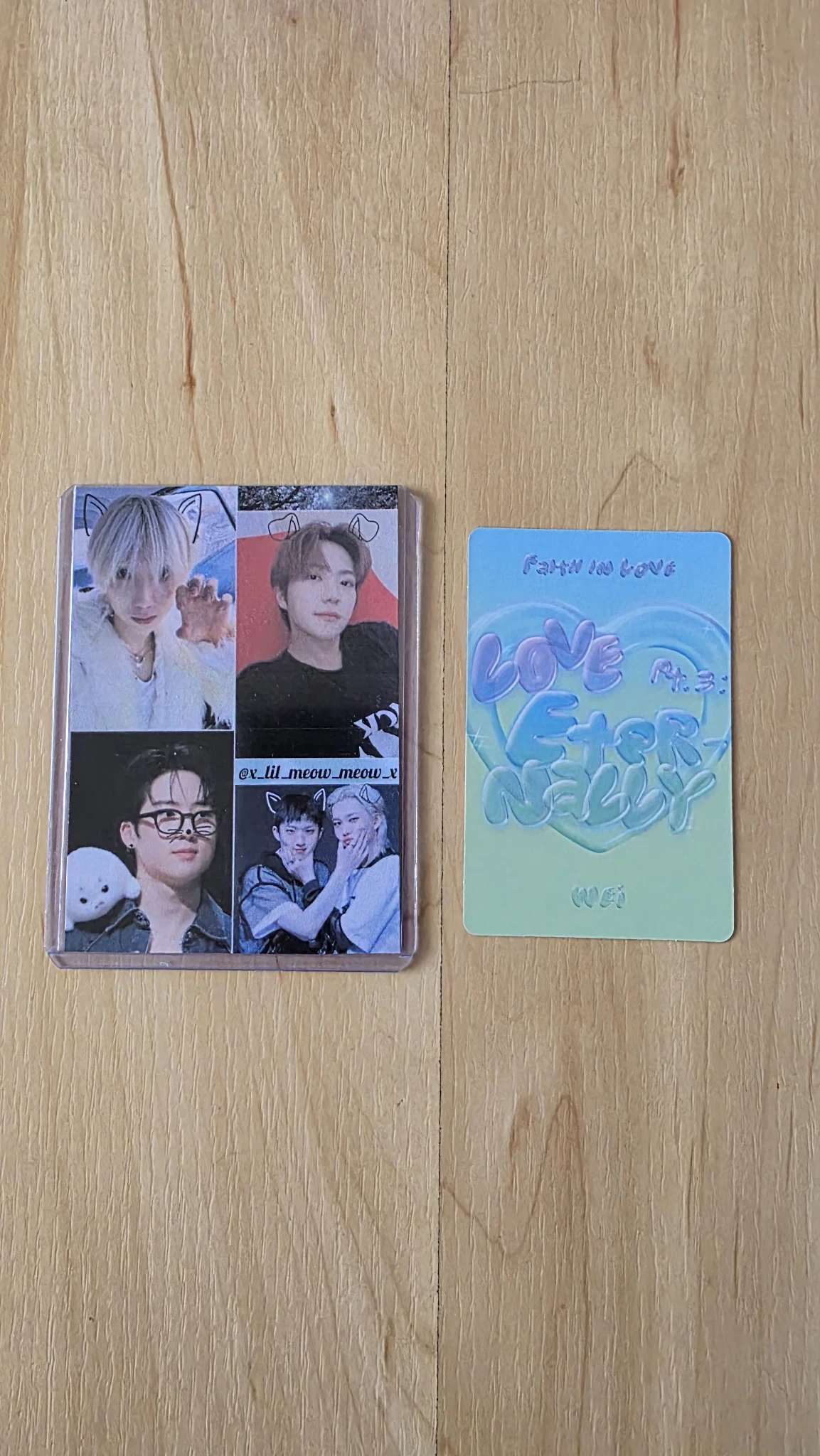 WEi Donghan WEi - Donghan - Love Pt.3 : Eternally Album album photocard faith in love version listing photo 2