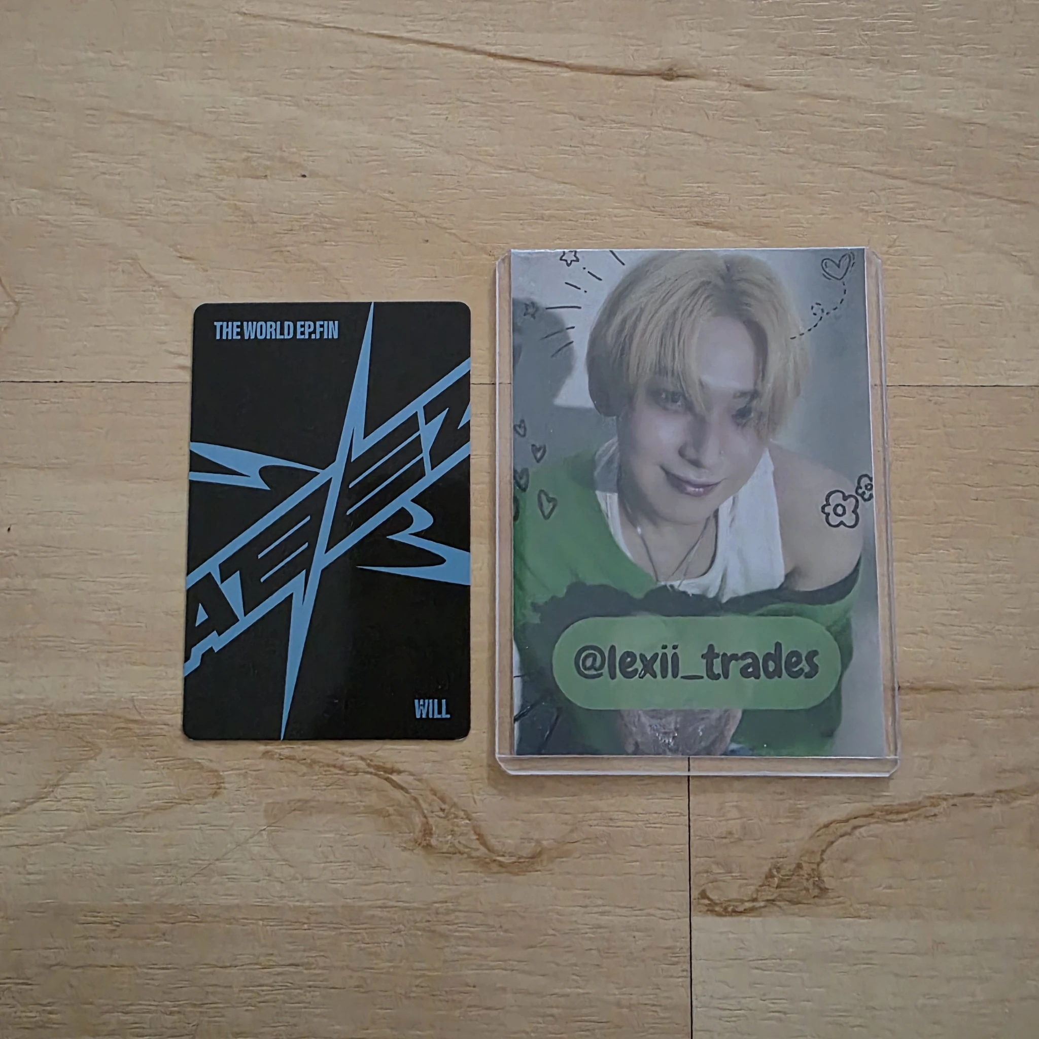ATEEZ Jongho ATEEZ - Jongho - THE WORLD EP.FIN: WILL Album album photocard Z version version 1 listing photo 2