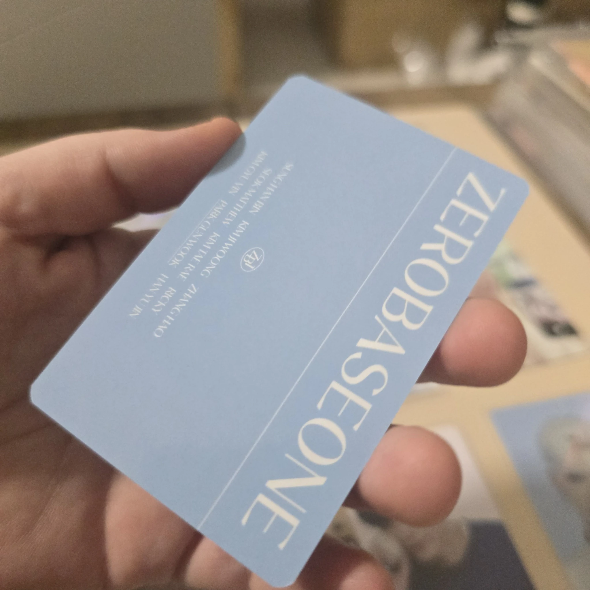 ZEROBASEONE Gunwook ZEROBASEONE - Gunwook - 2023 FAN-CON Event trading card C version listing photo 2