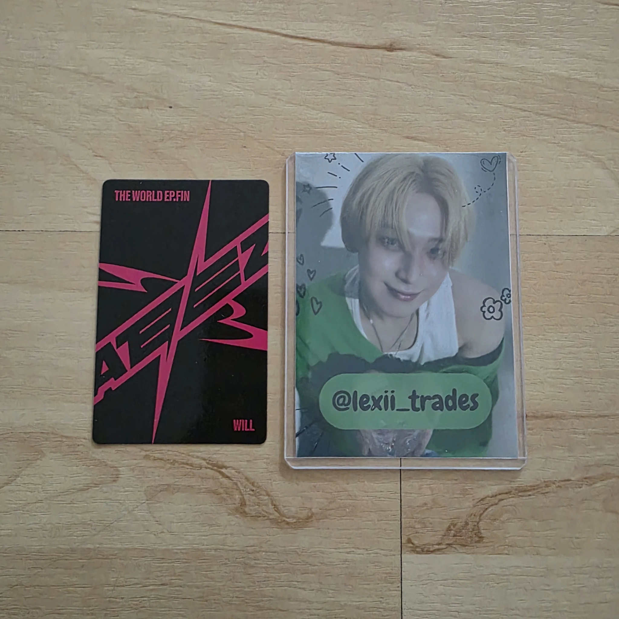 ATEEZ Jongho ATEEZ - Jongho - THE WORLD EP.FIN: WILL Album D version album photocard listing photo 2