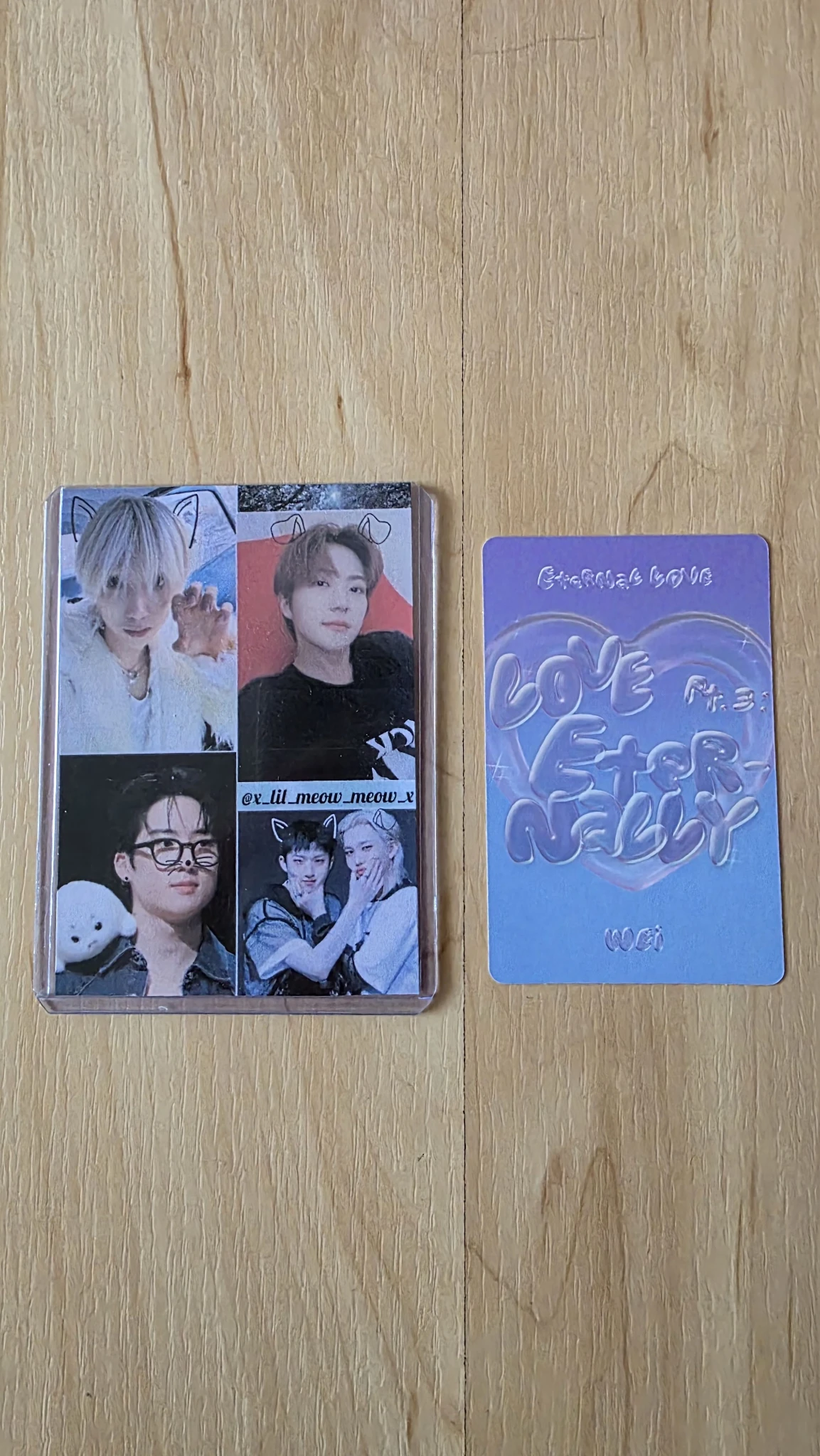 WEi Donghan WEi - Donghan - Love Pt.3 : Eternally Album album photocard eternal love version listing photo 2