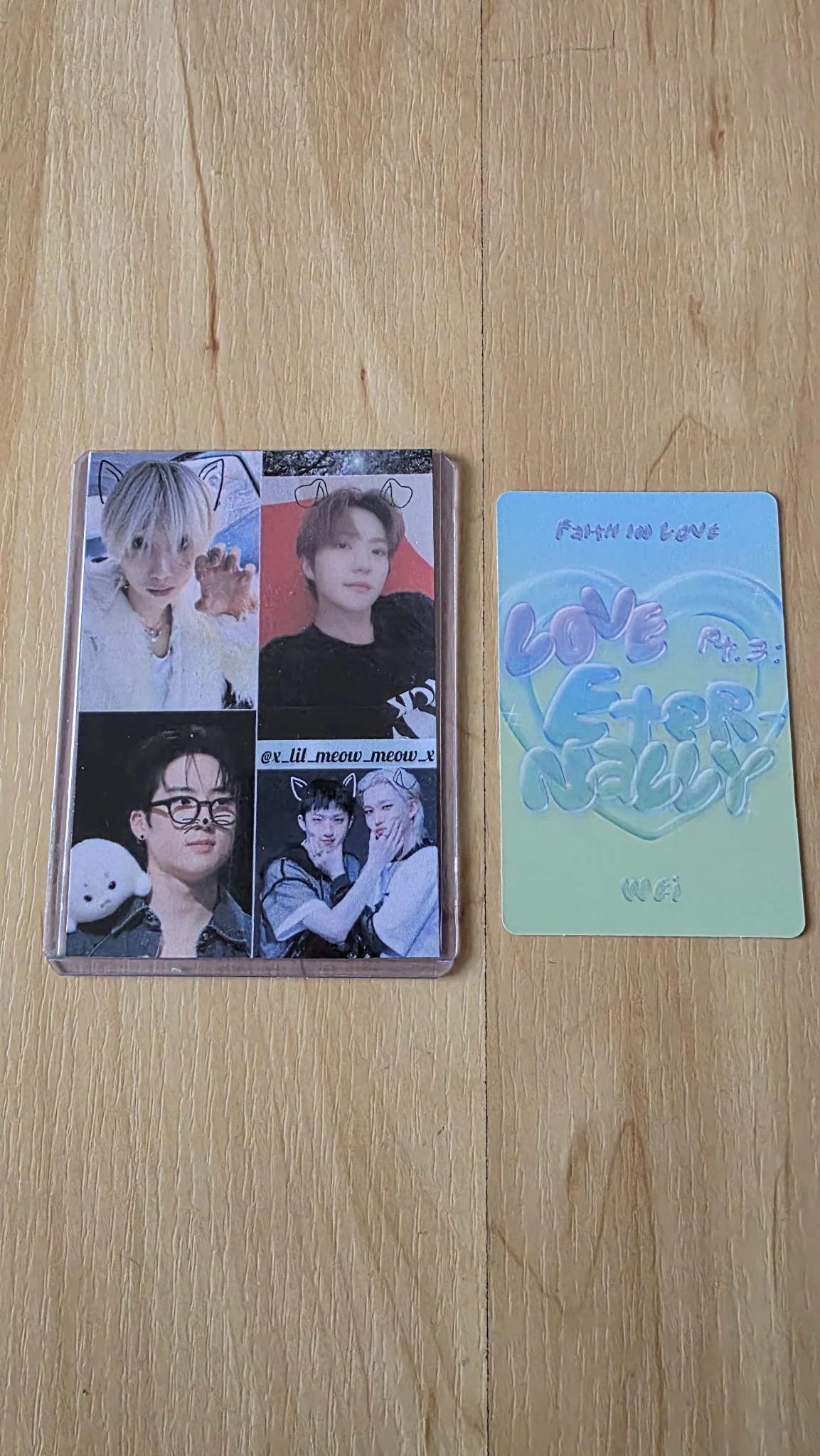 WEi Yongha WEi - Yongha - Love Pt.3 : Eternally Album faith in love version album photocard listing photo 2