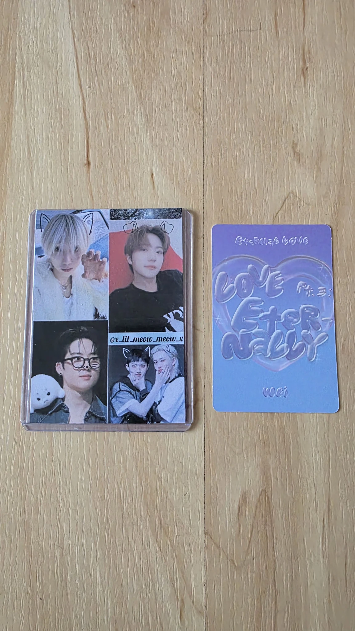WEi Yongha WEi - Yongha - Love Pt.3 : Eternally Album album photocard eternal love version listing photo 2