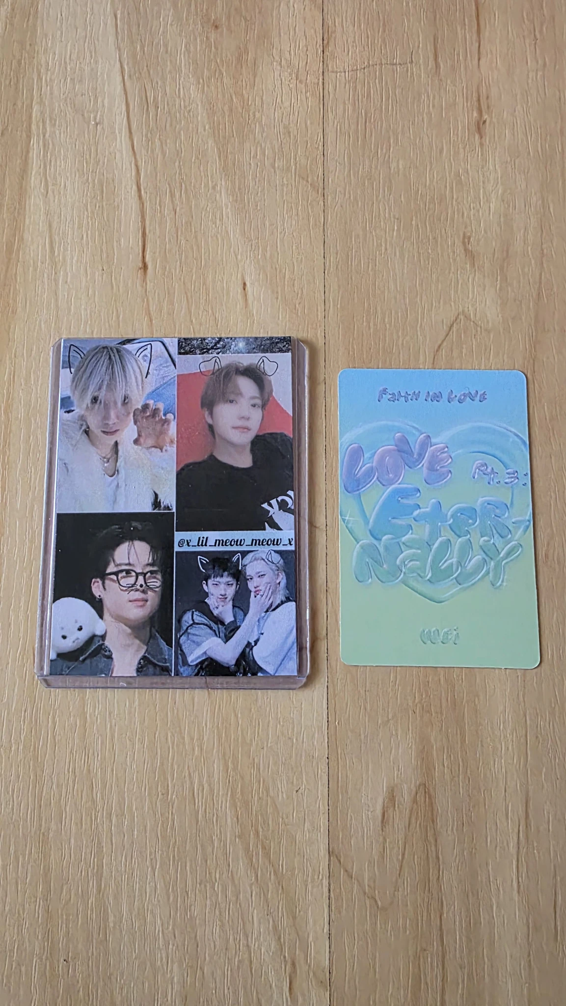WEi Yohan WEi - Yohan - Love Pt.3 : Eternally Album album photocard listing photo 2