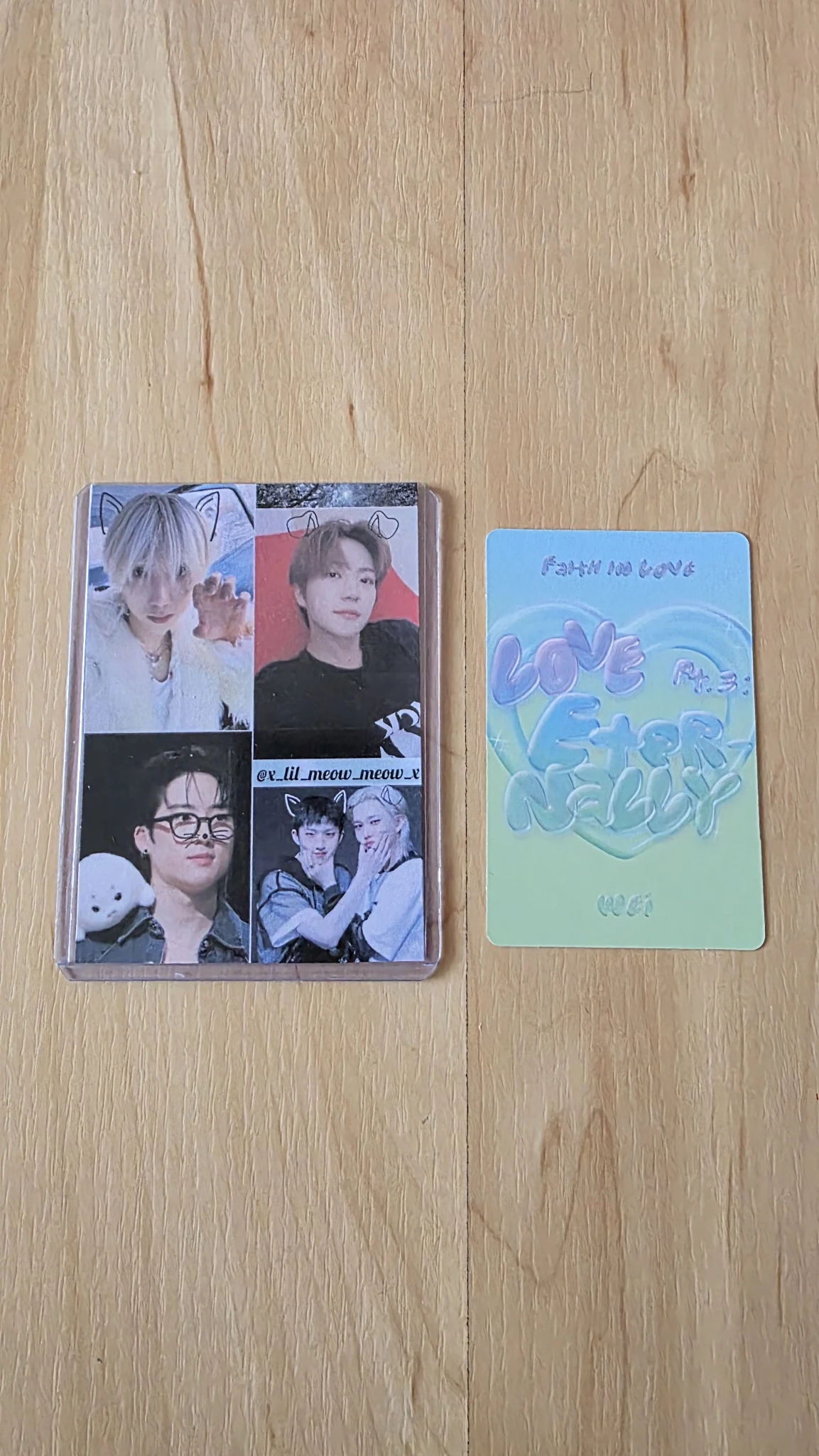 WEi Yohan WEi - Yohan - Love Pt.3 : Eternally Album album photocard listing photo 2