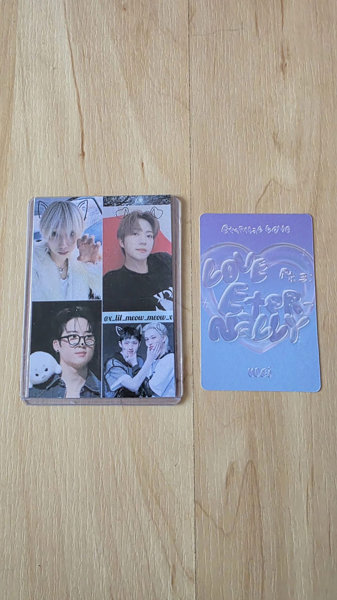 WEi Yohan WEi - Yohan - Love Pt.3 : Eternally Album album photocard eternal love version listing photo 2