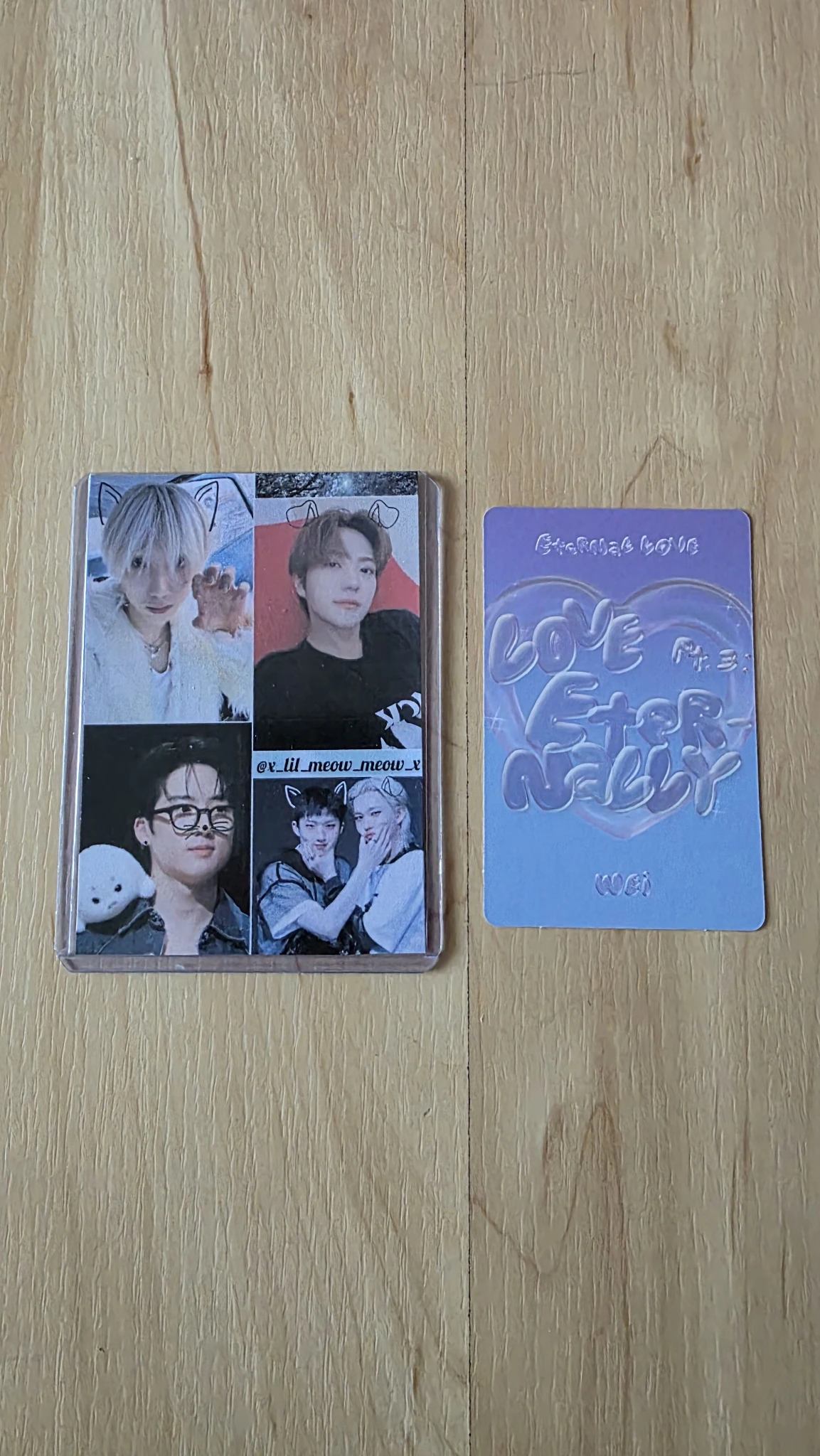 WEi Yohan WEi - Yohan - Love Pt.3 : Eternally Album album photocard eternal love version listing photo 2