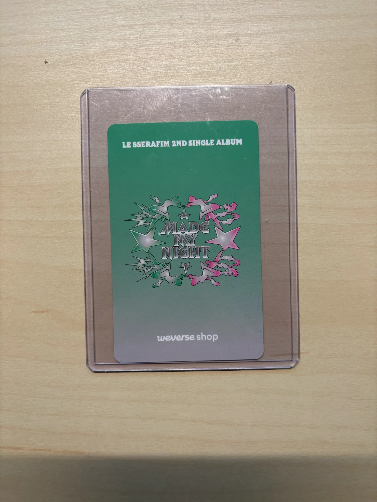 LE SSERAFIM Kim Chaewon LE SSERAFIM - Kim Chaewon - Made My Night Album purchase benefit weverse global shop (wvg) youtube gift round 3 blizzcon listing photo 2