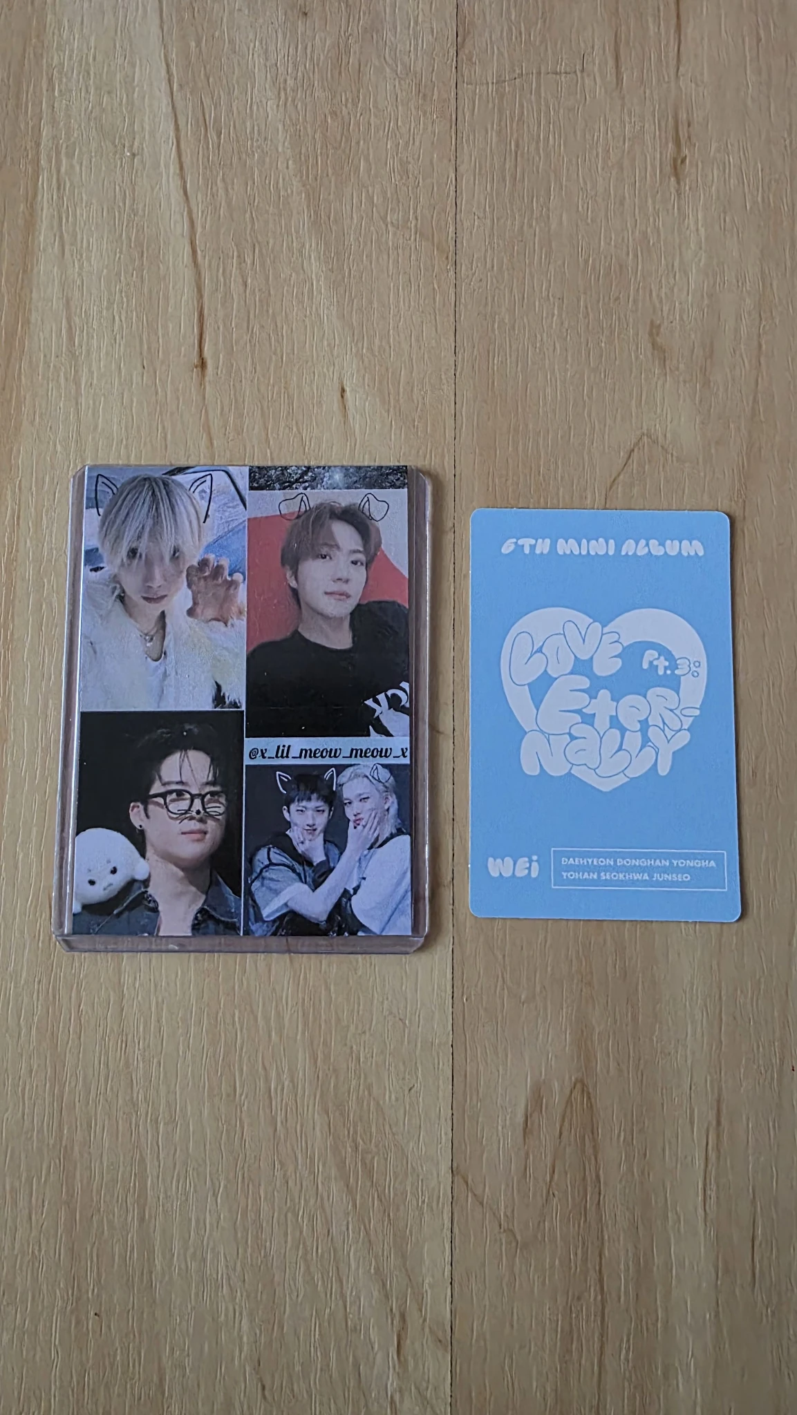 WEi Seokhwa WEi - Seokhwa - Love Pt.3 : Eternally Album album photocard faith in love version listing photo 2