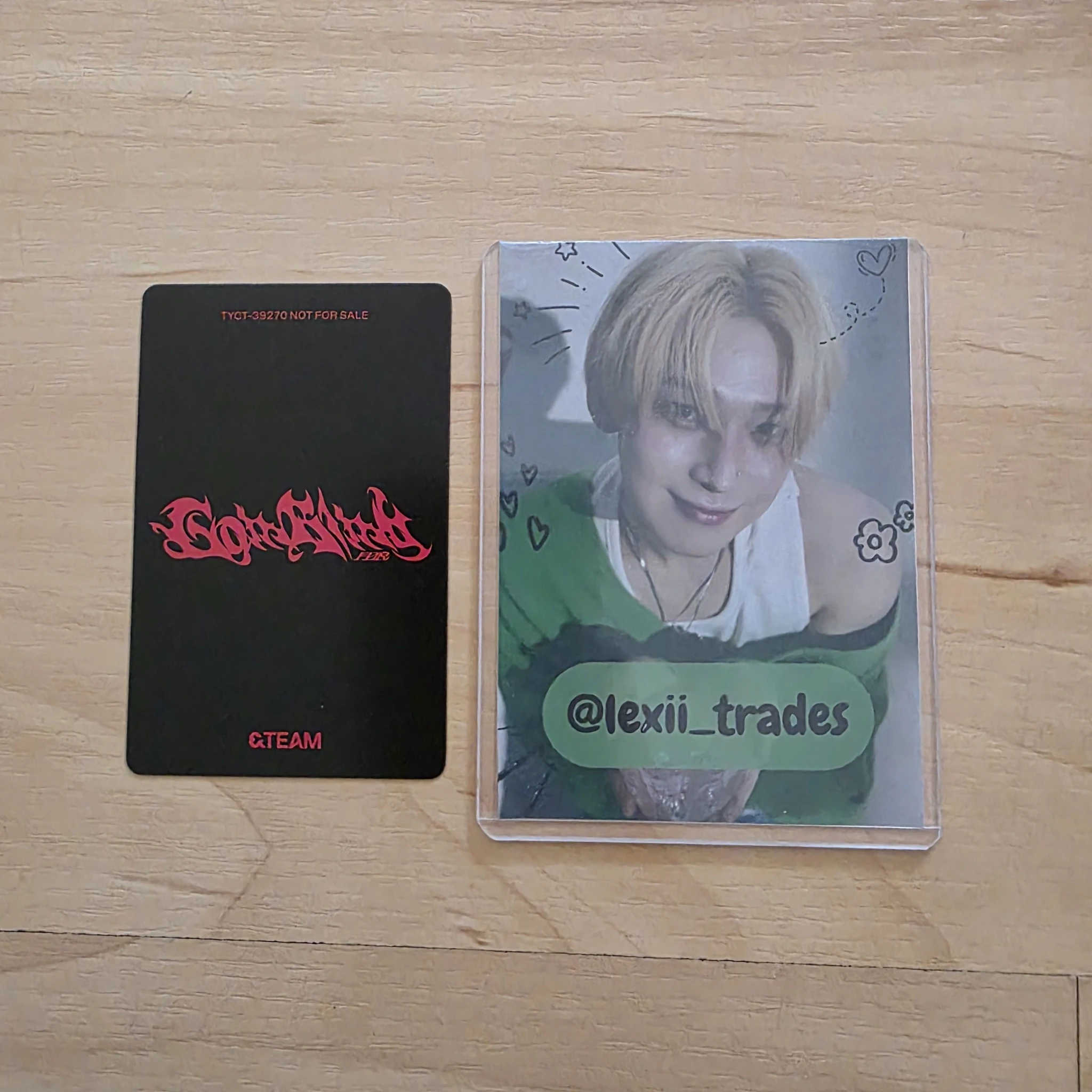 &TEAM Yuma &TEAM - Yuma - Go in Blind - EP Album limited ver. listing photo 2
