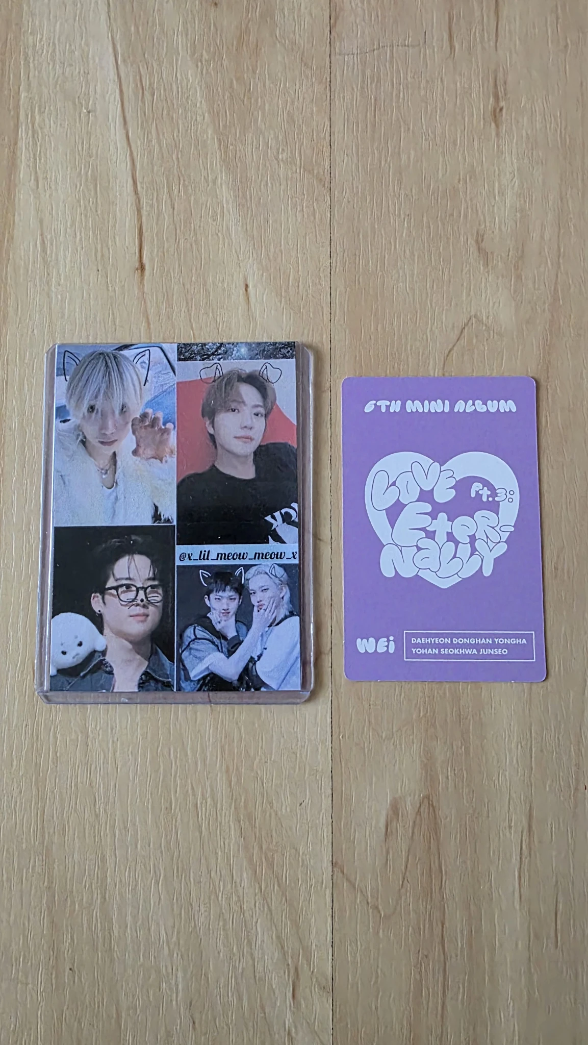 WEi Seokhwa WEi - Seokhwa - Love Pt.3 : Eternally Album album photocard eternal love version listing photo 2